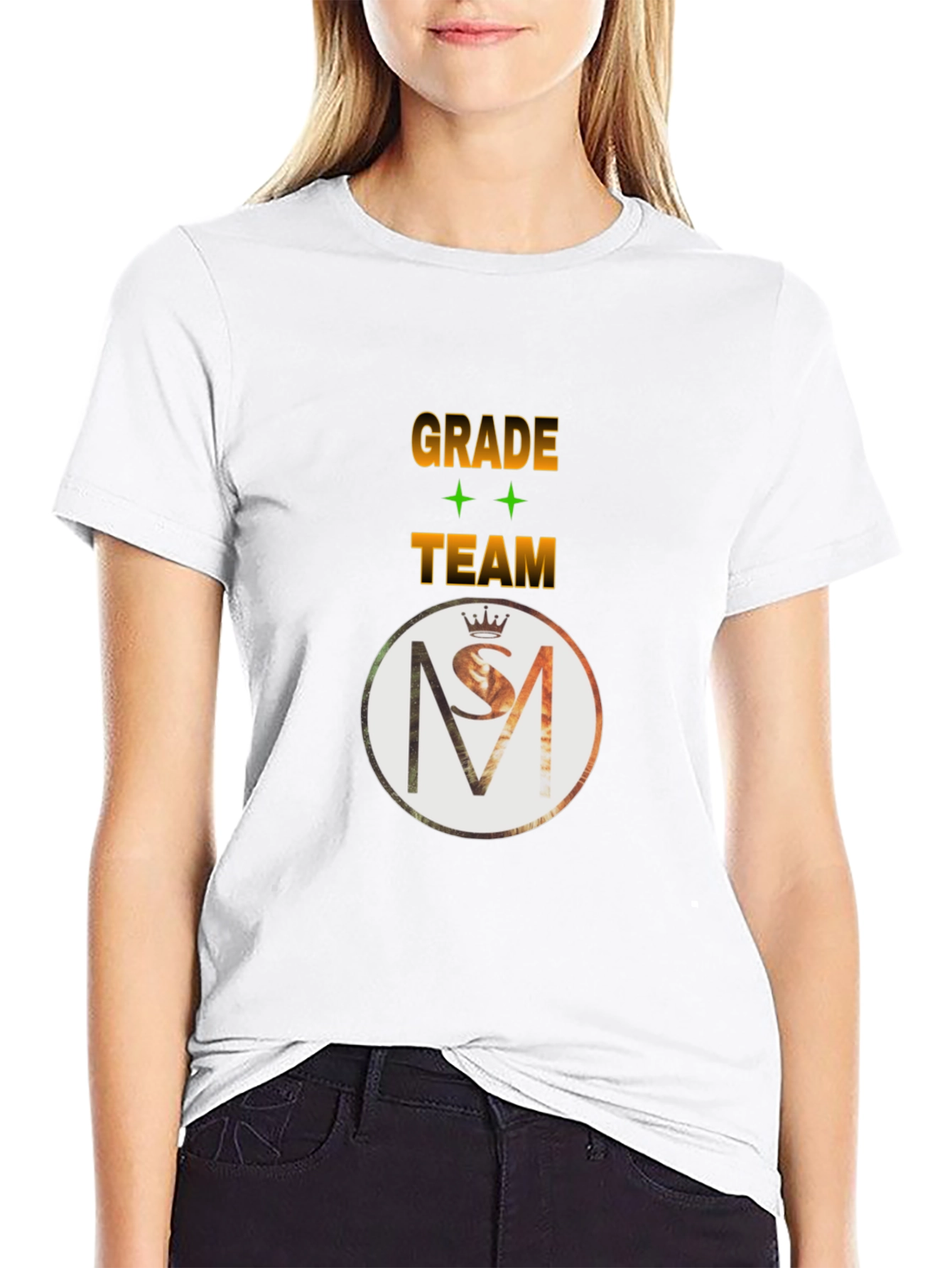 Grade Team Black Graphic Tee