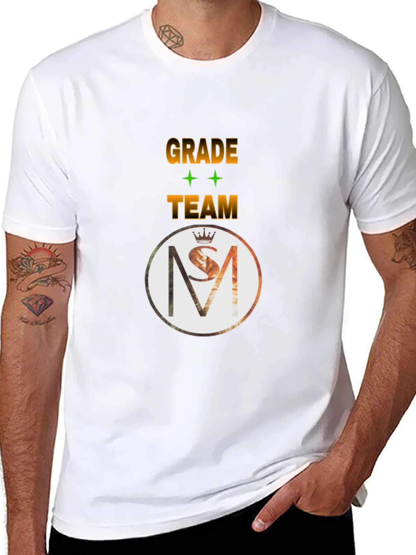 Grade Team Black Graphic Tee