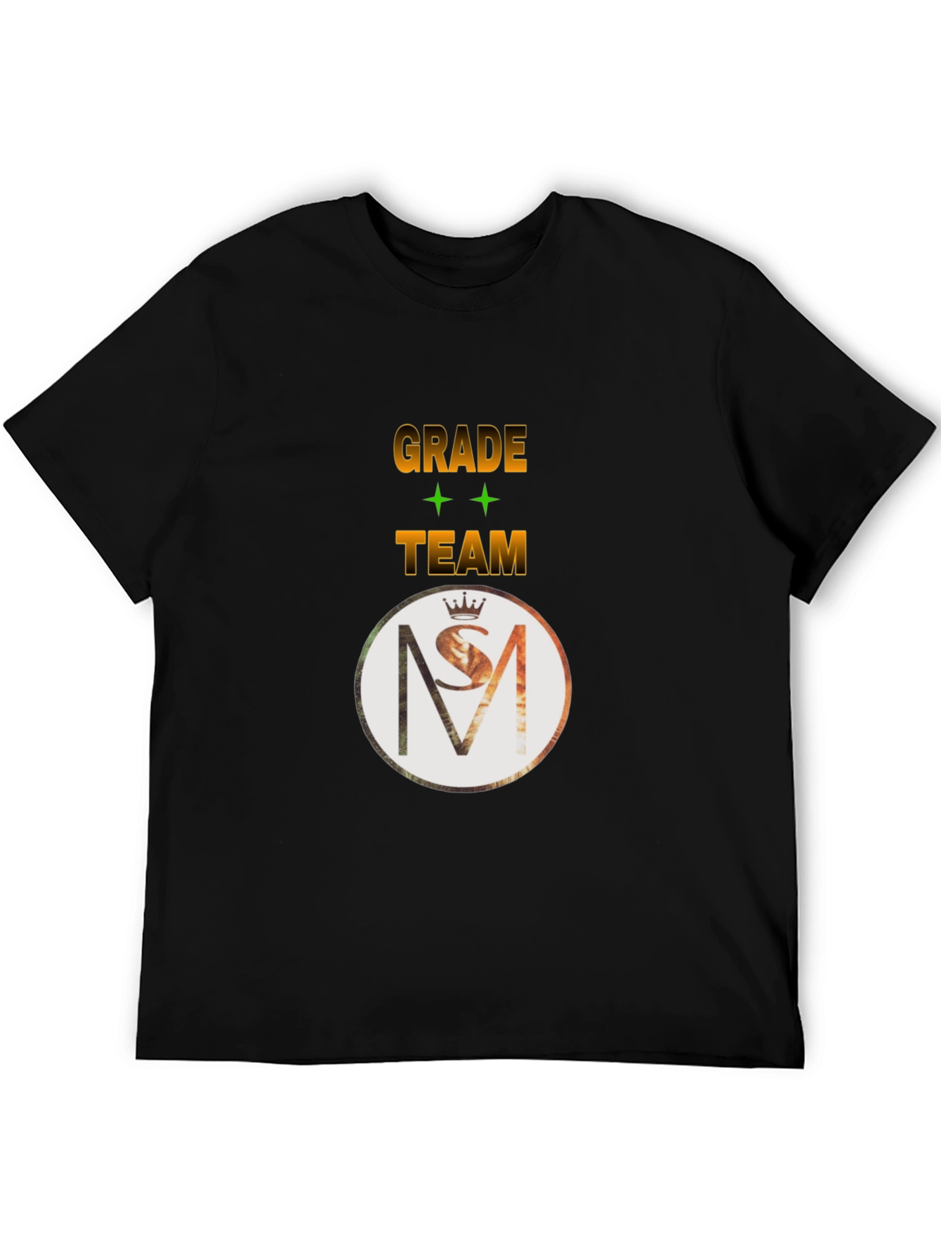 Grade Team Black Graphic Tee