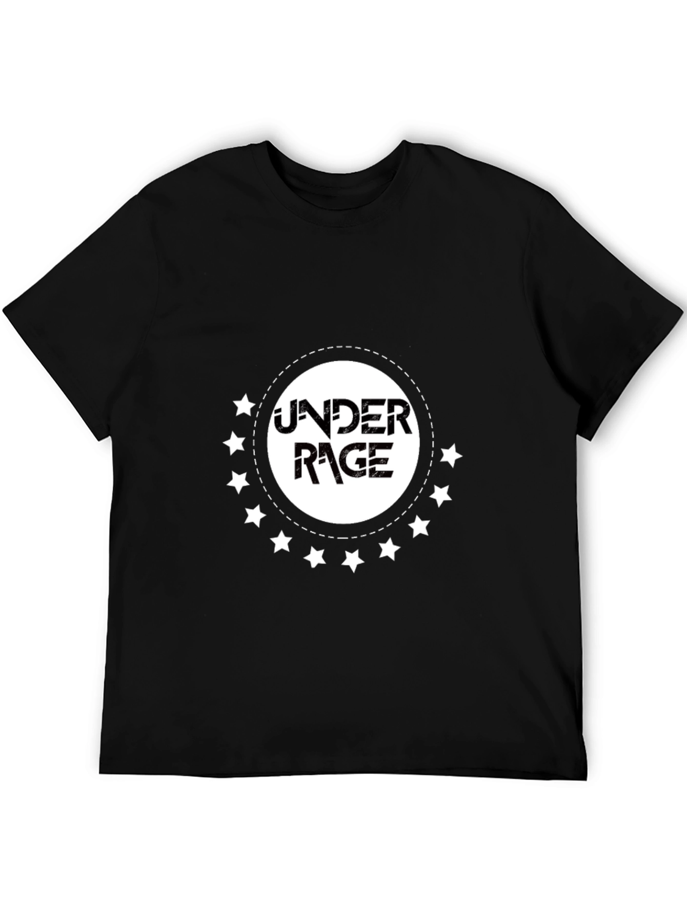 Under Rage Black Graphic T-Shirt