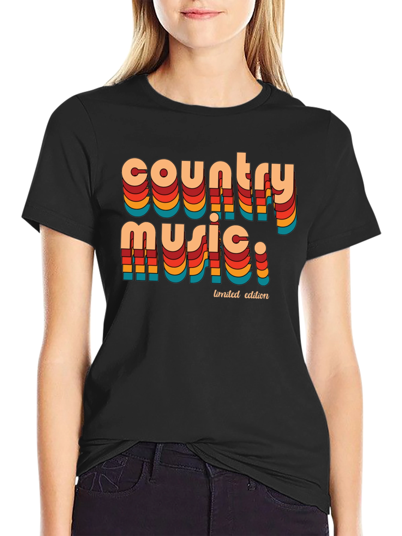 Country Music Limited Edition Retro Graphic T-Shirt