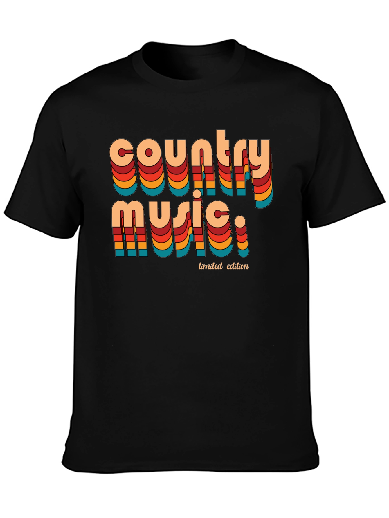 Country Music Limited Edition Retro Graphic T-Shirt