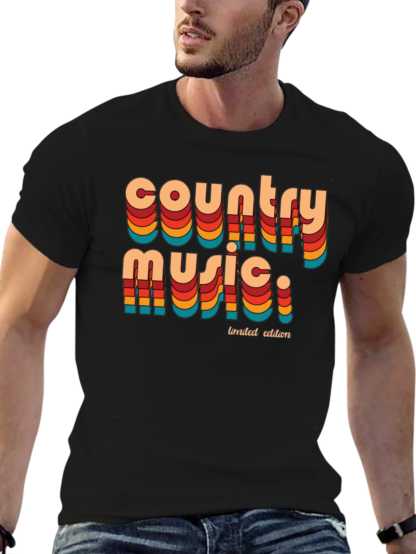 Country Music Limited Edition Retro Graphic T-Shirt