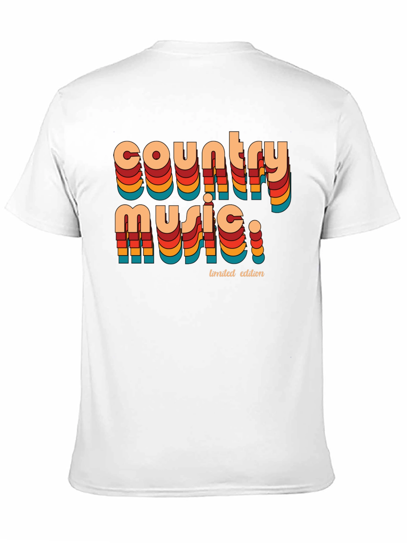 Country Music Limited Edition Retro Graphic T-Shirt