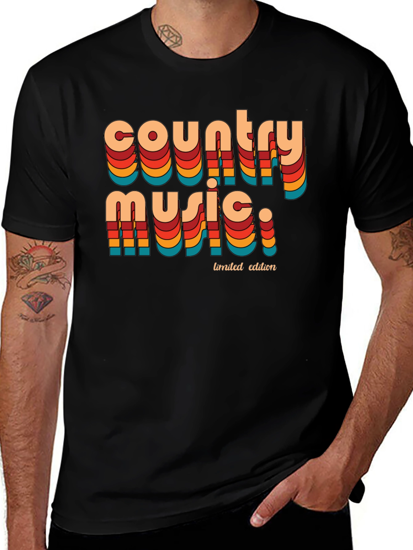 Country Music Limited Edition Retro Graphic T-Shirt