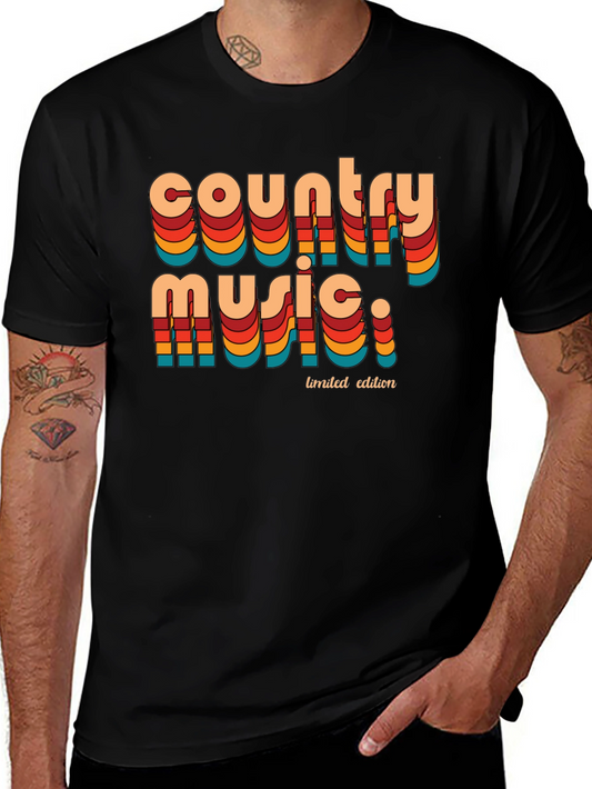 Country Music Limited Edition Retro Graphic T-Shirt