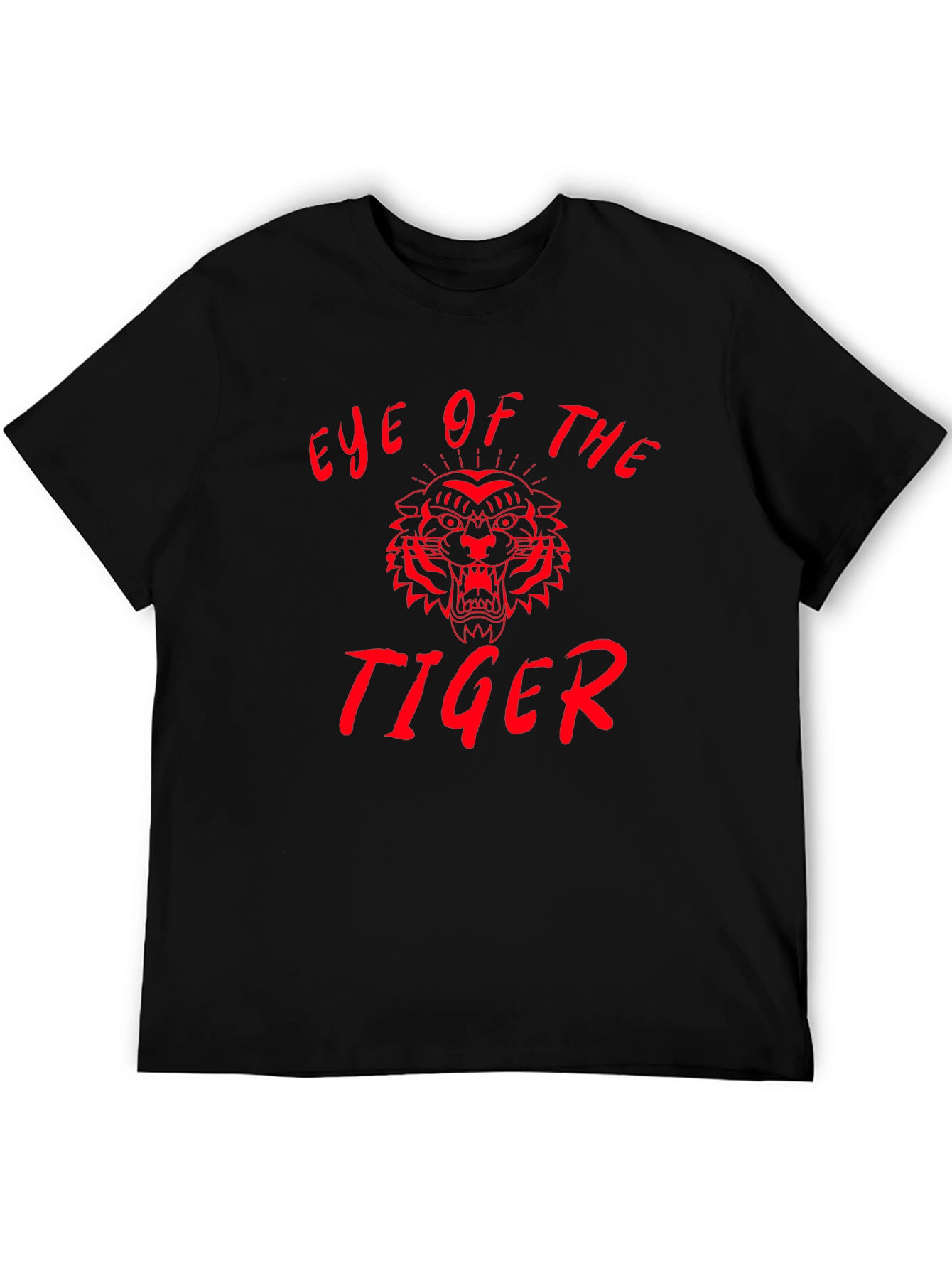 Eye of the Tiger Graphic Tee - Black