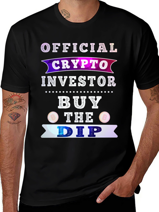 Official Crypto Investor T-Shirt: Buy the Dip