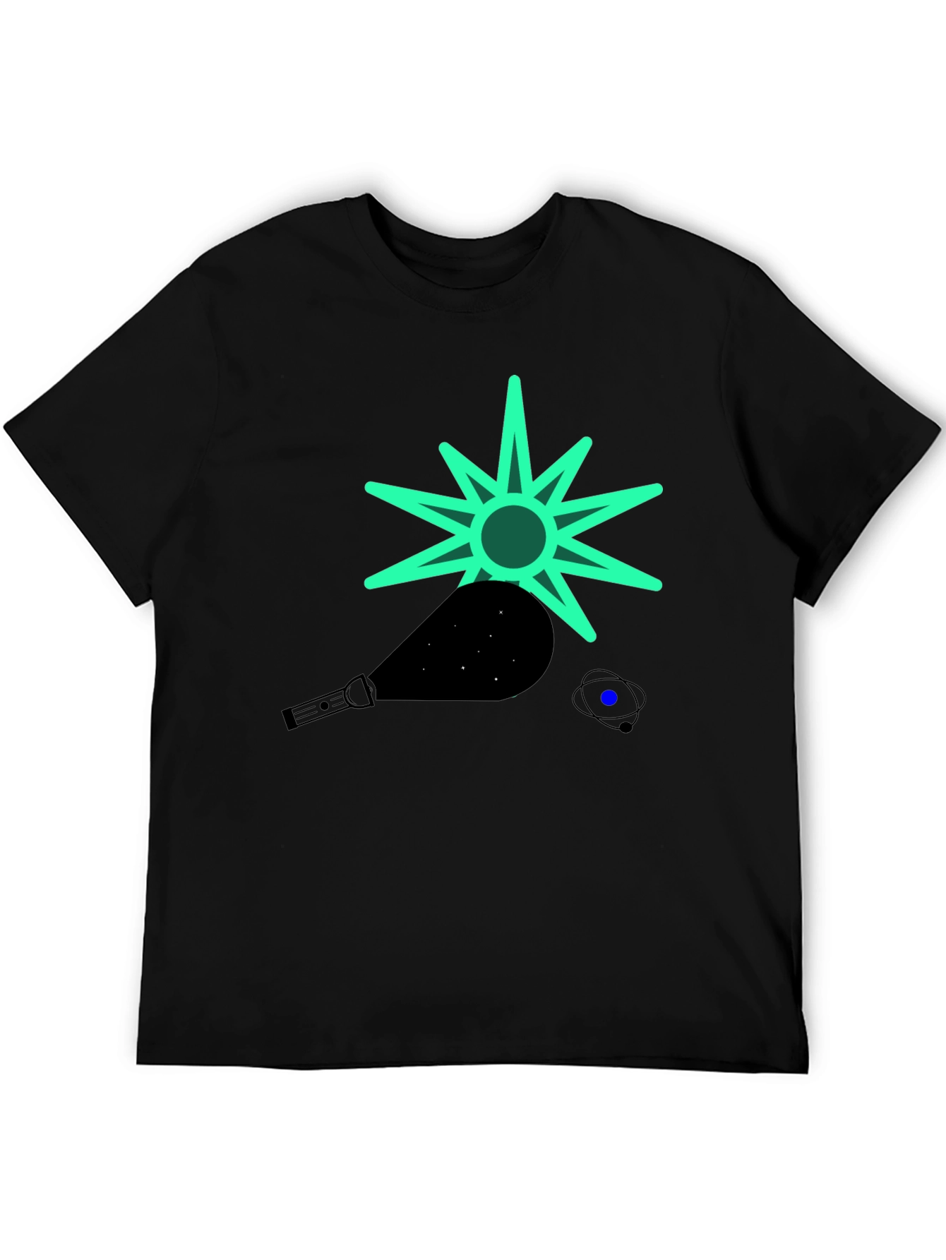 Cosmic Graphic Tee - Black T-Shirt