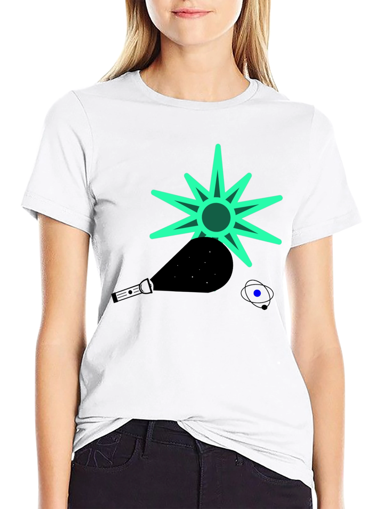 Cosmic Graphic Tee - Black T-Shirt
