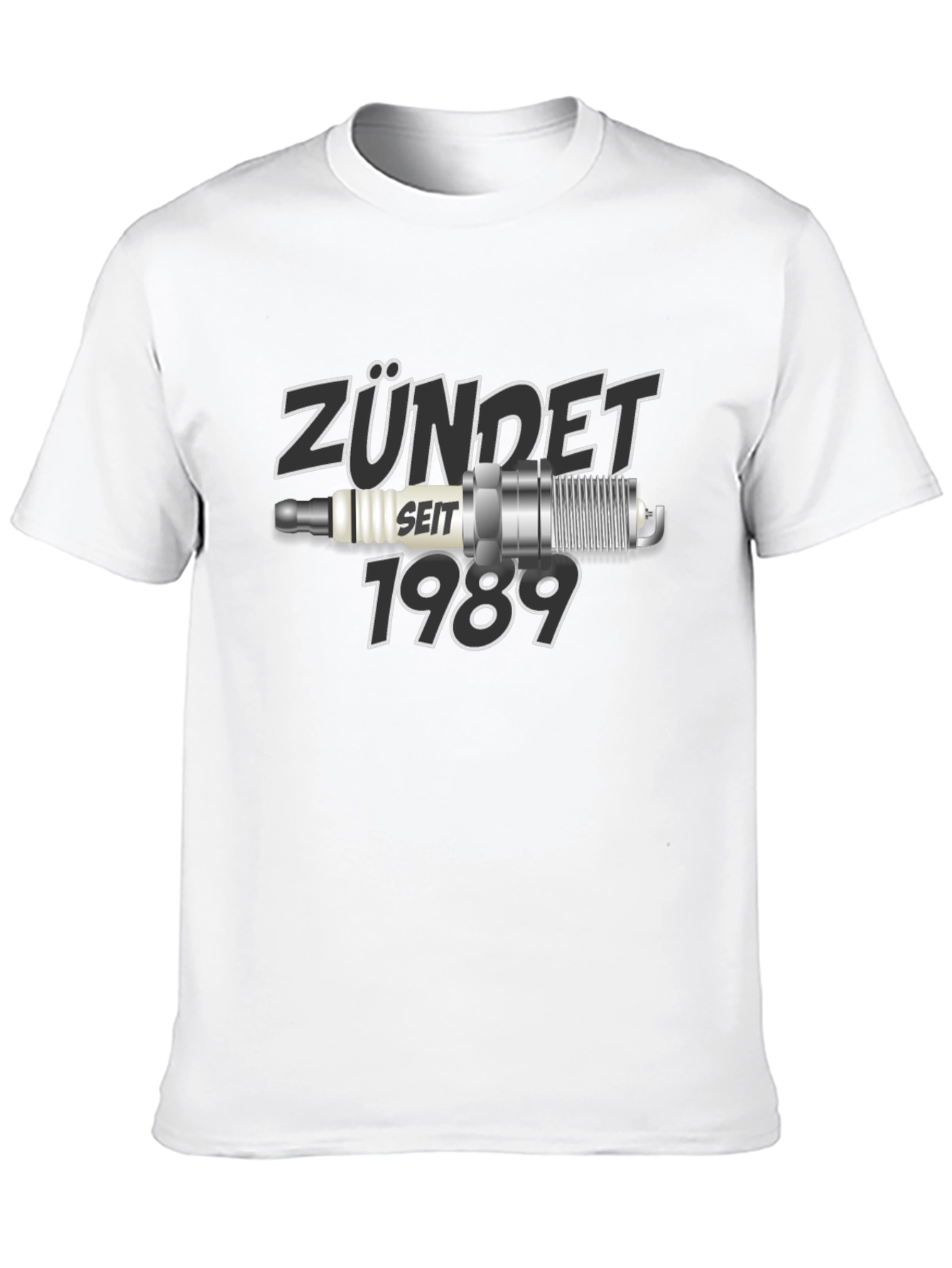 Zündet Seit 1989 Black Graphic T-Shirt