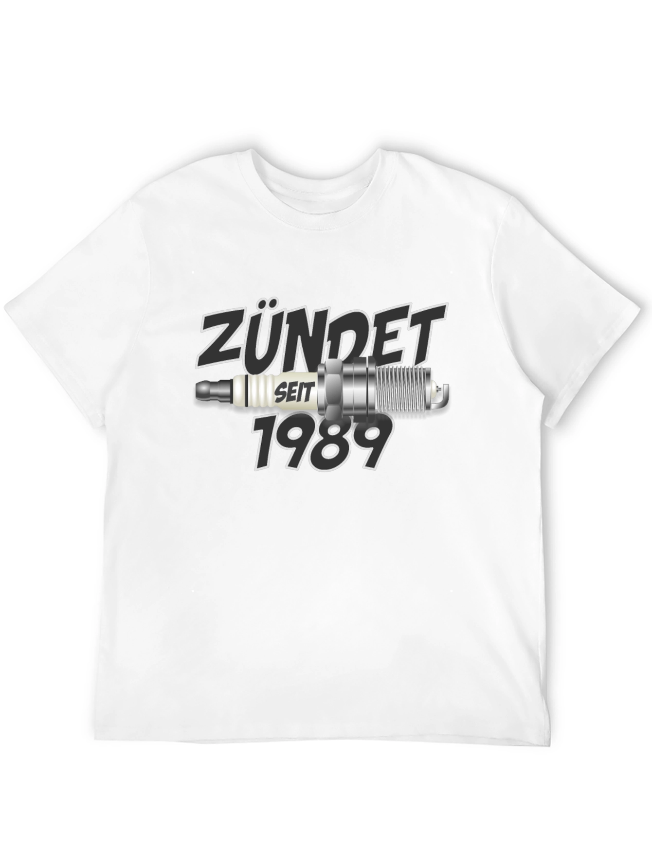 Zündet Seit 1989 Black Graphic T-Shirt
