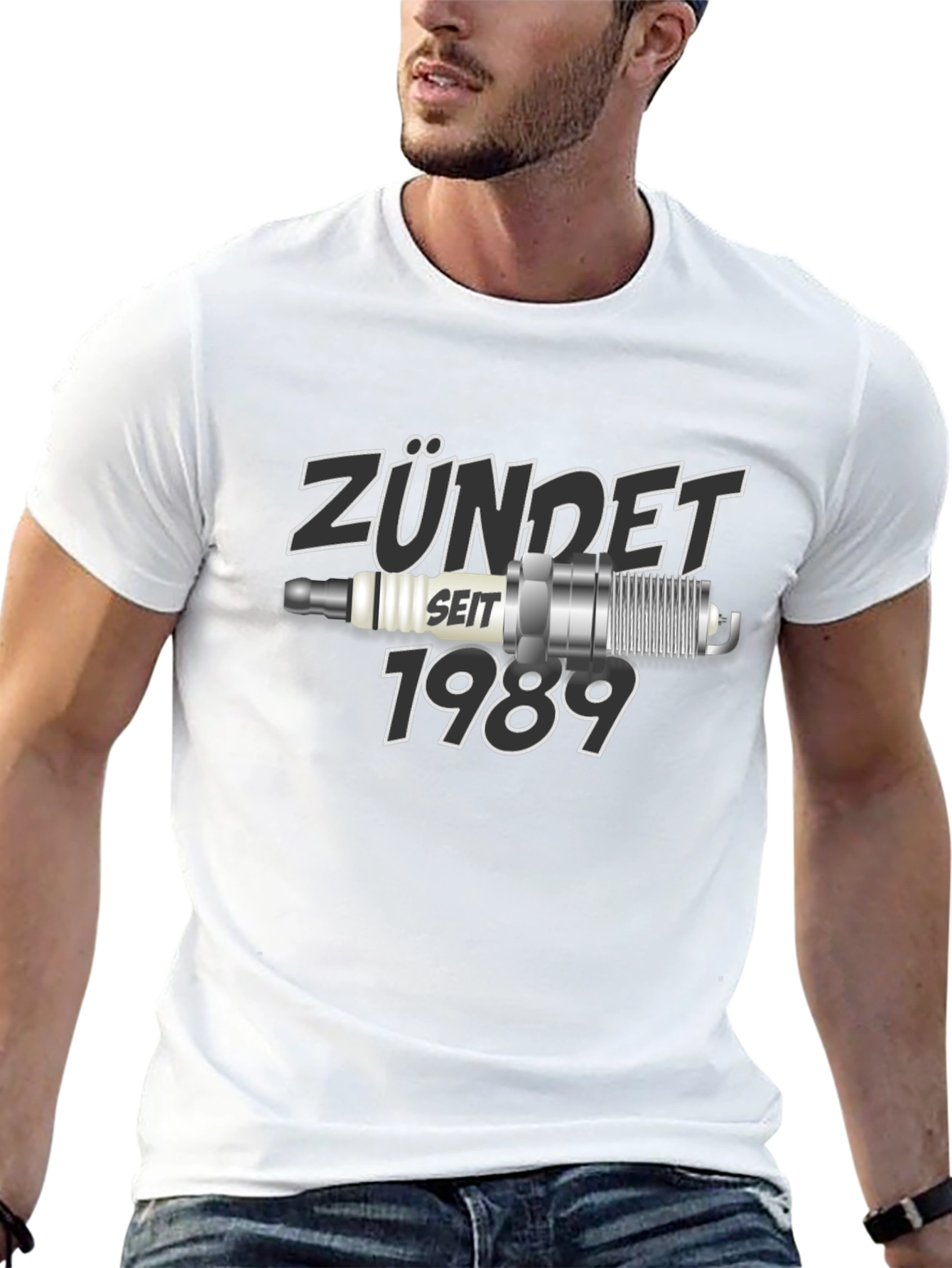 Zündet Seit 1989 Black Graphic T-Shirt