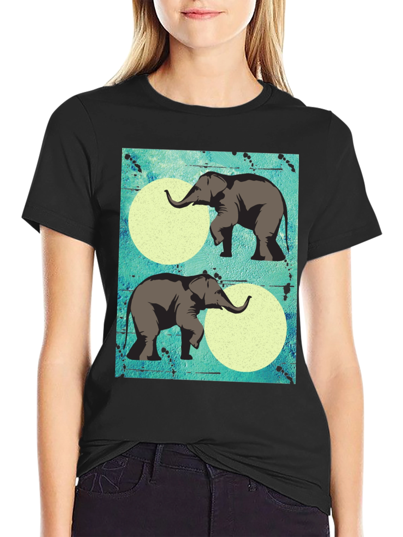 Elephant Graphic Tee - Unique Design