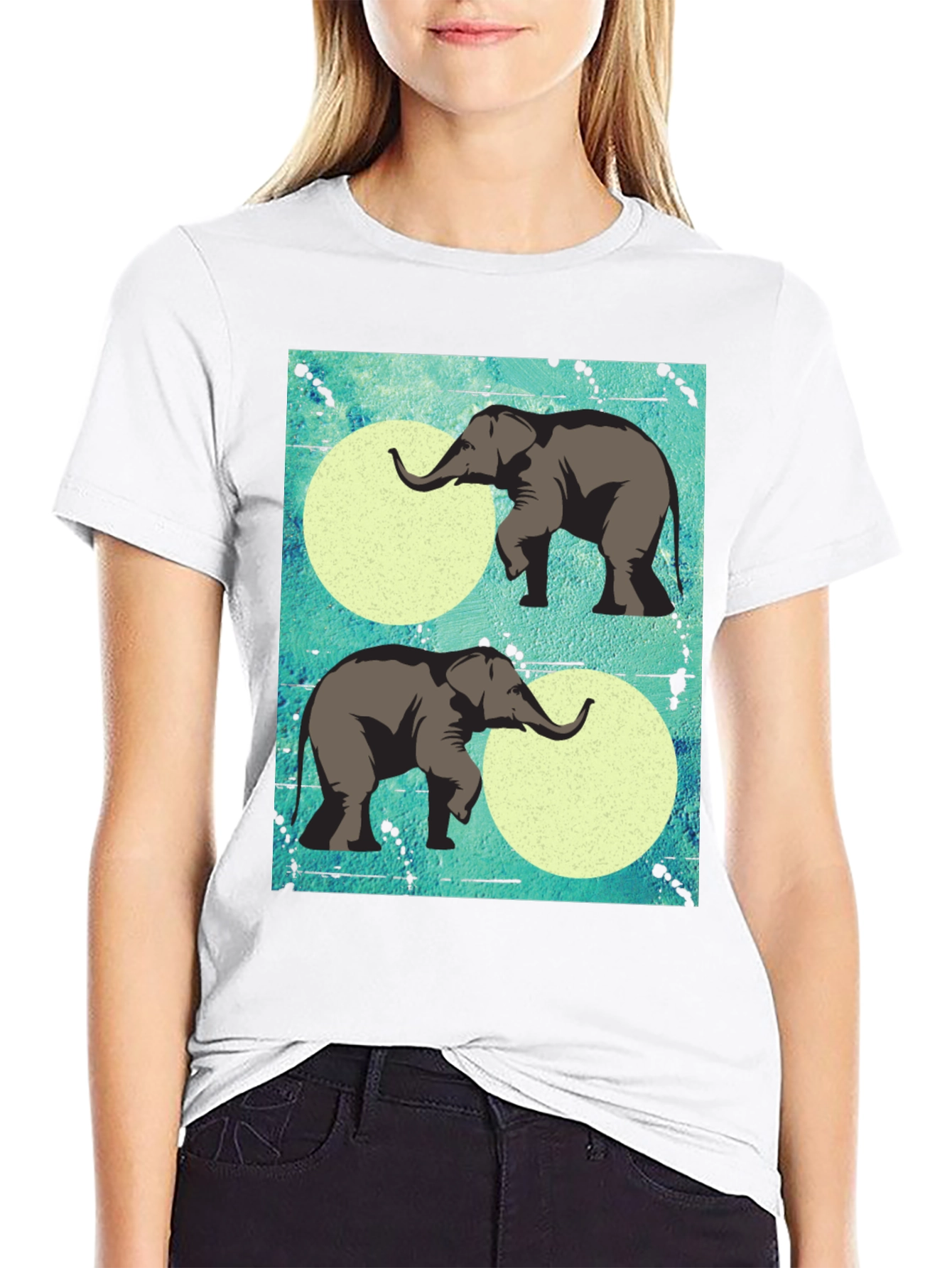 Elephant Graphic Tee - Unique Design