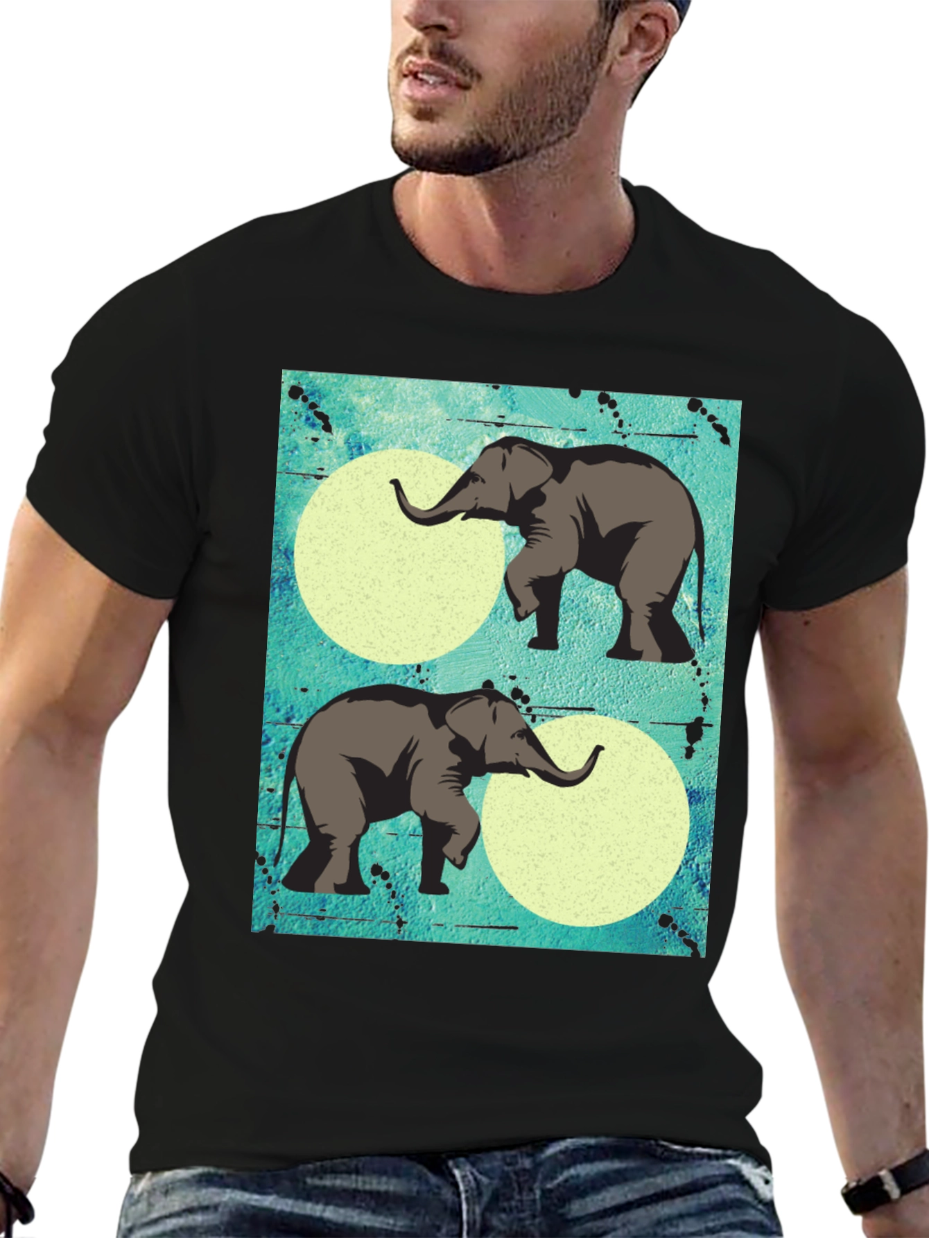 Elephant Graphic Tee - Unique Design