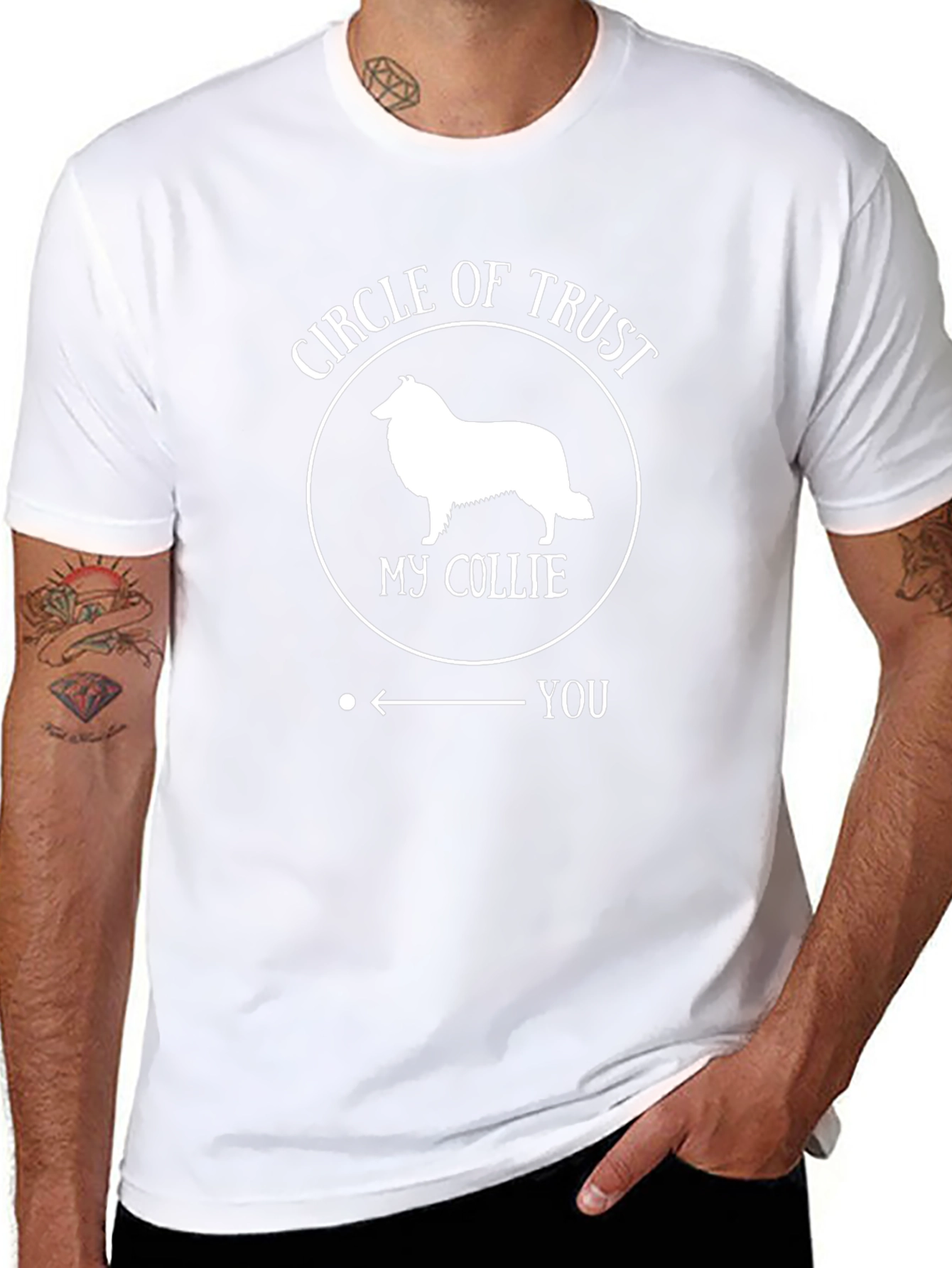 Circle of Trust Collie T-Shirt