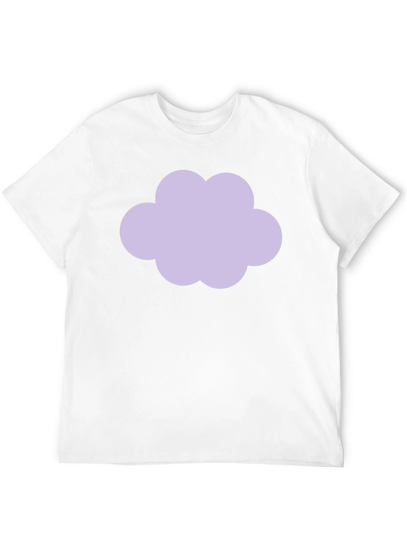 Cloud Graphic Black T-Shirt - Casual Style
