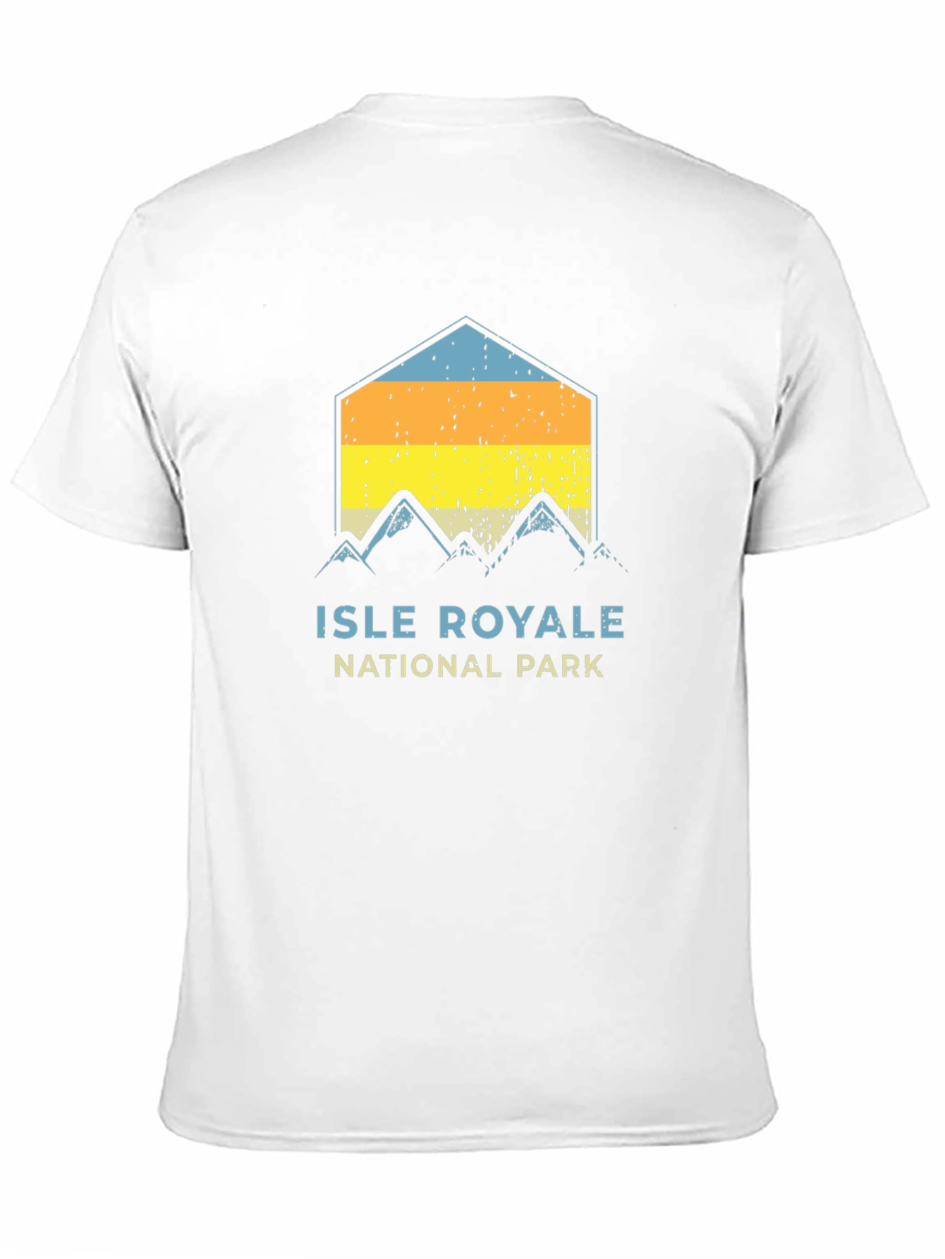 Isle Royale National Park T-Shirt Retro Mountain Tee