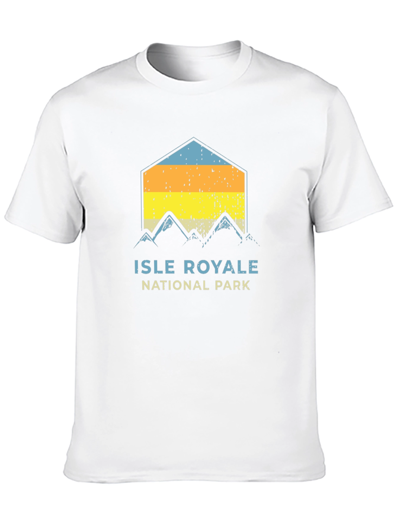 Isle Royale National Park T-Shirt Retro Mountain Tee