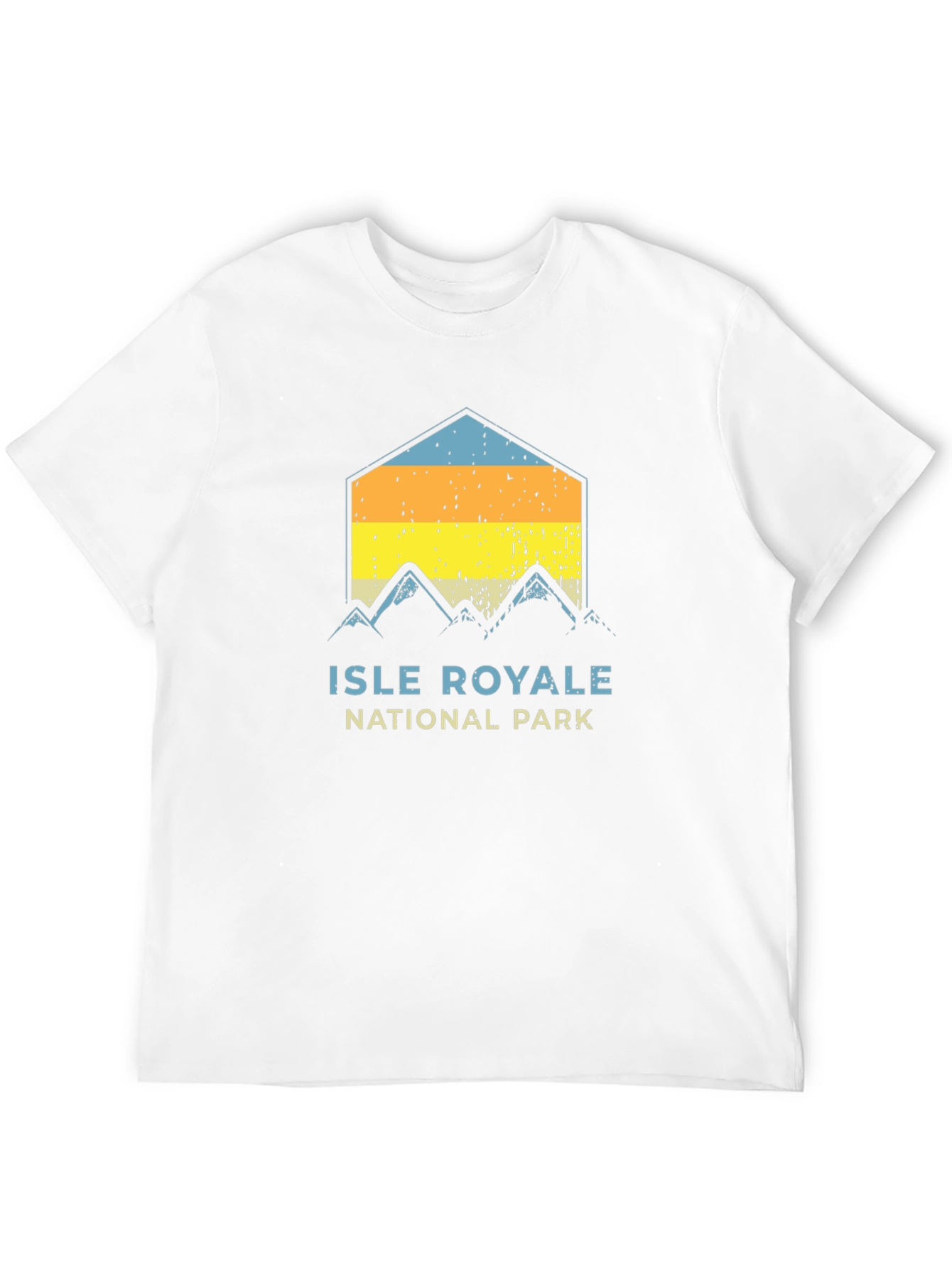 Isle Royale National Park T-Shirt Retro Mountain Tee