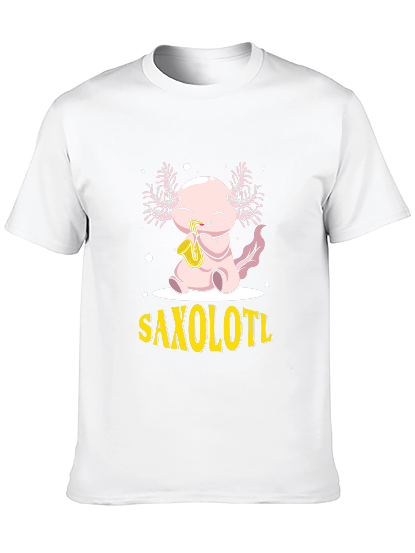 Saxolotl Axolotl Saxophone T-Shirt