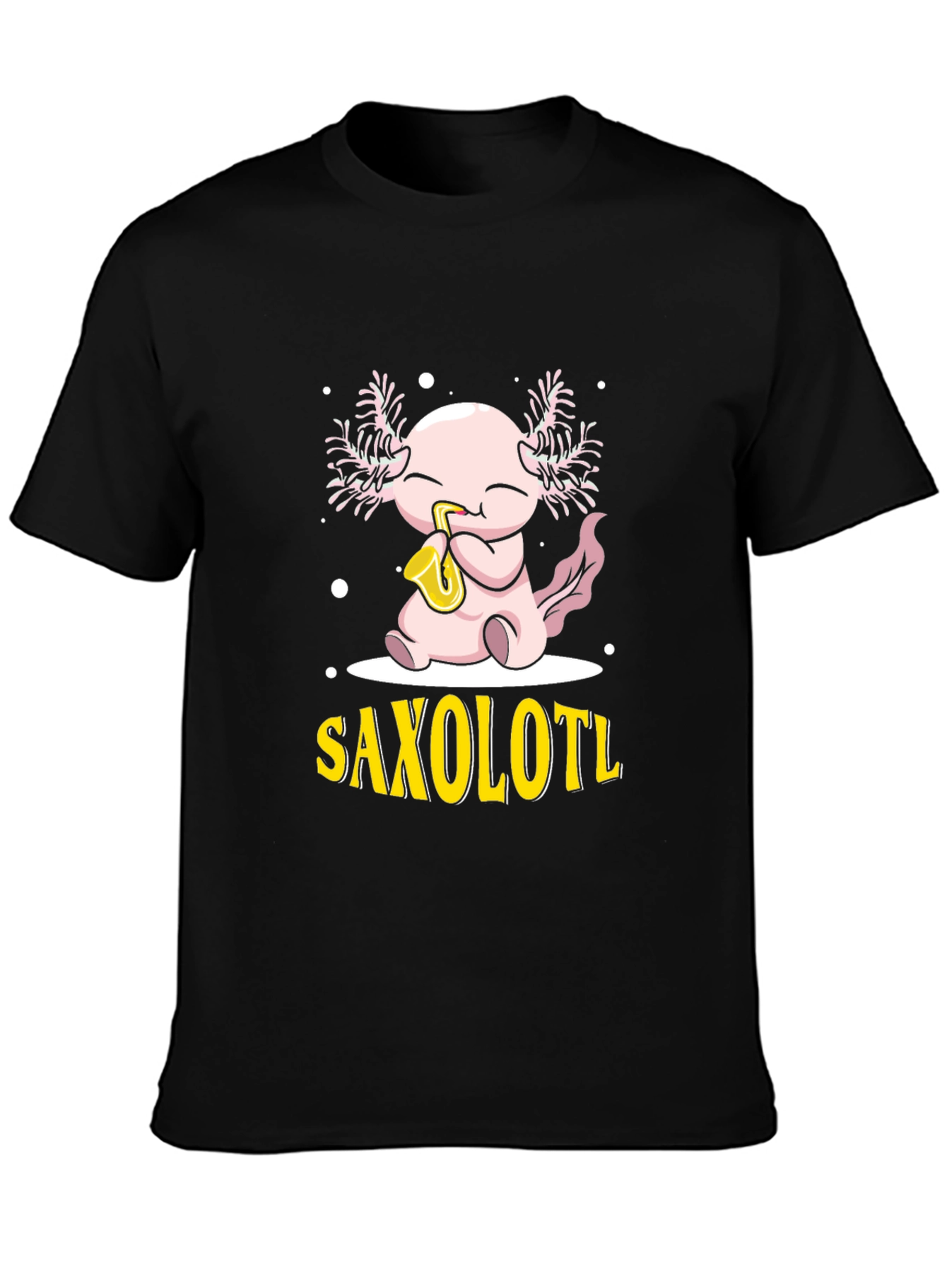 Saxolotl Axolotl Saxophone T-Shirt