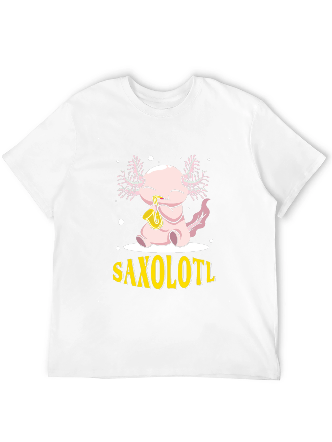 Saxolotl Axolotl Saxophone T-Shirt