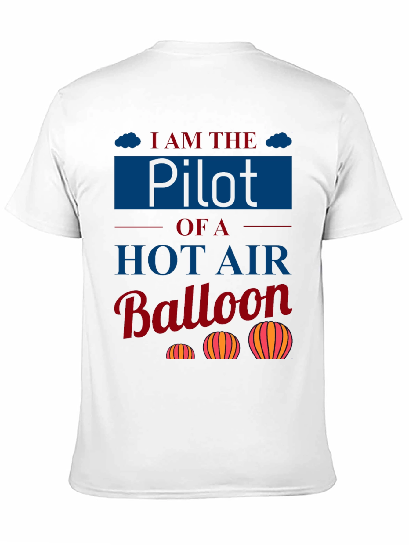 Pilot Hot Air Balloon T-Shirt - Aviation Lover Tee