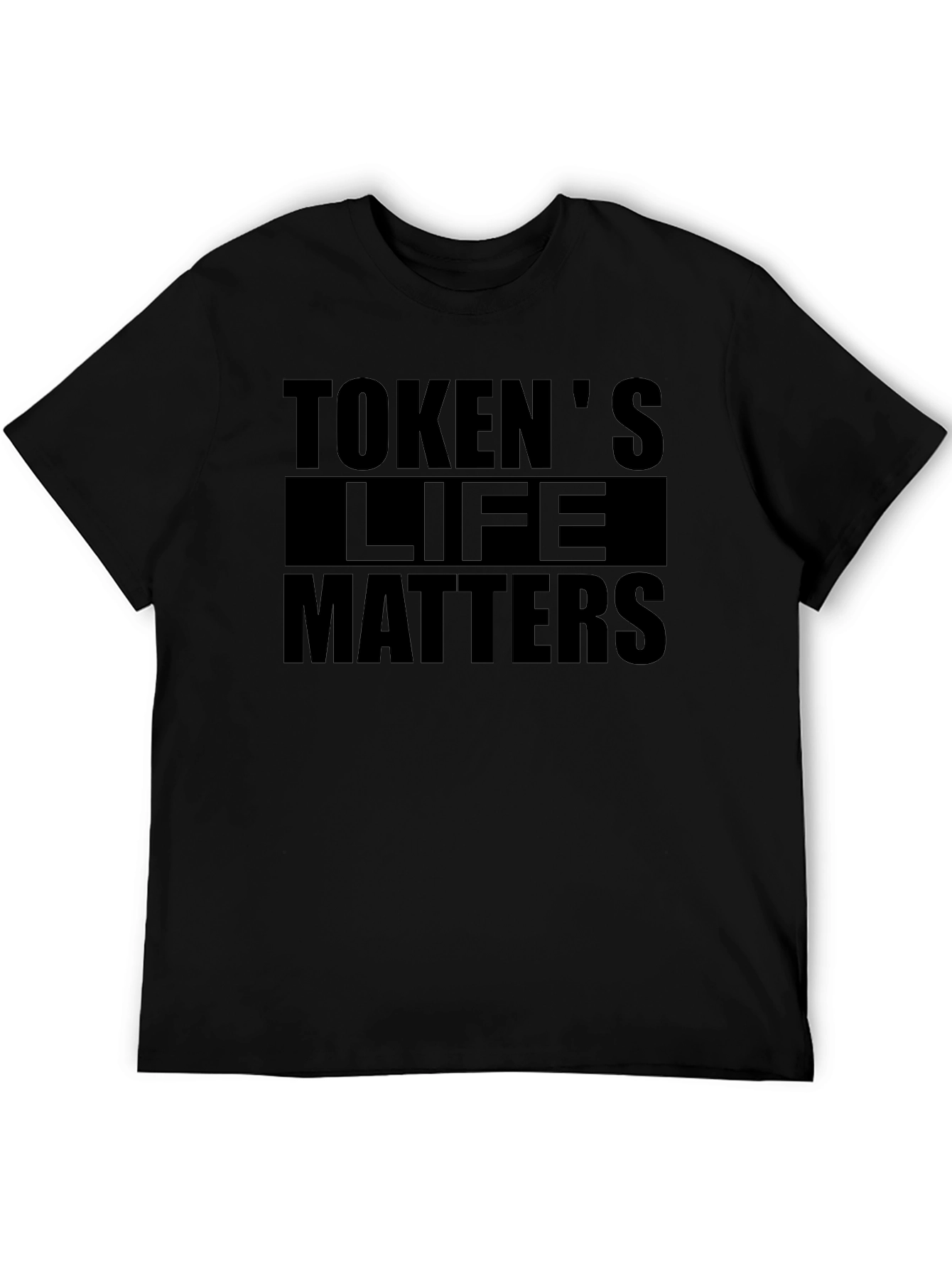 Tokens Life Matters Graphic T-Shirt - Black