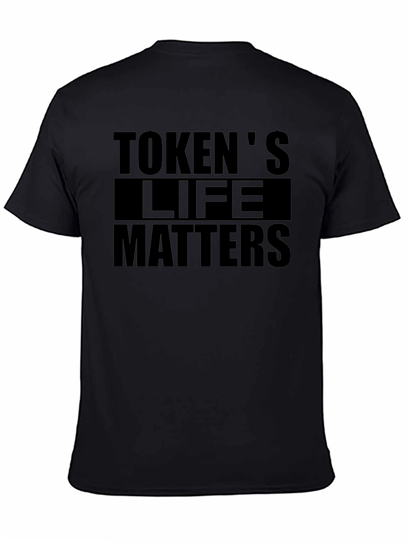 Tokens Life Matters Graphic T-Shirt - Black