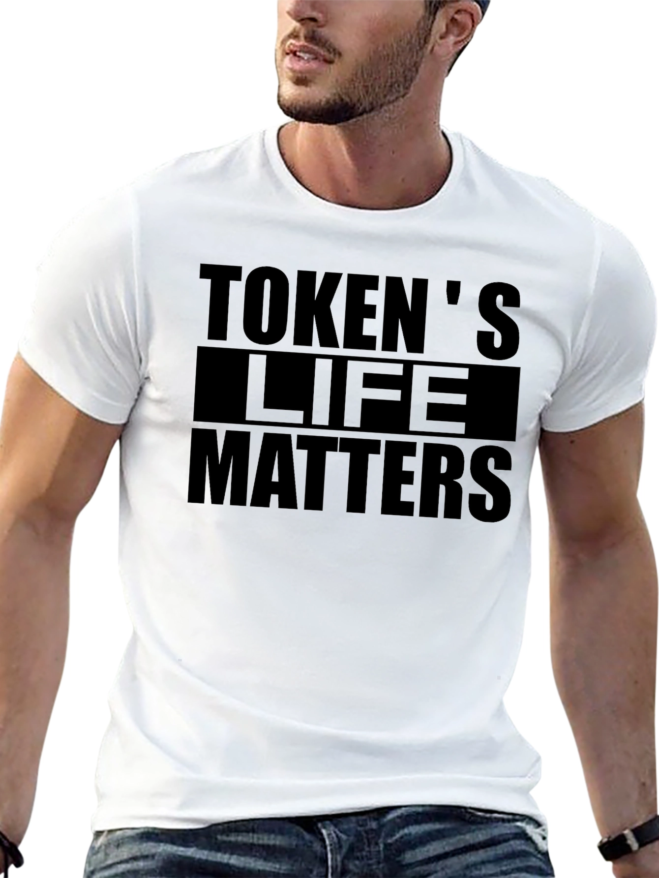 Tokens Life Matters Graphic T-Shirt - Black
