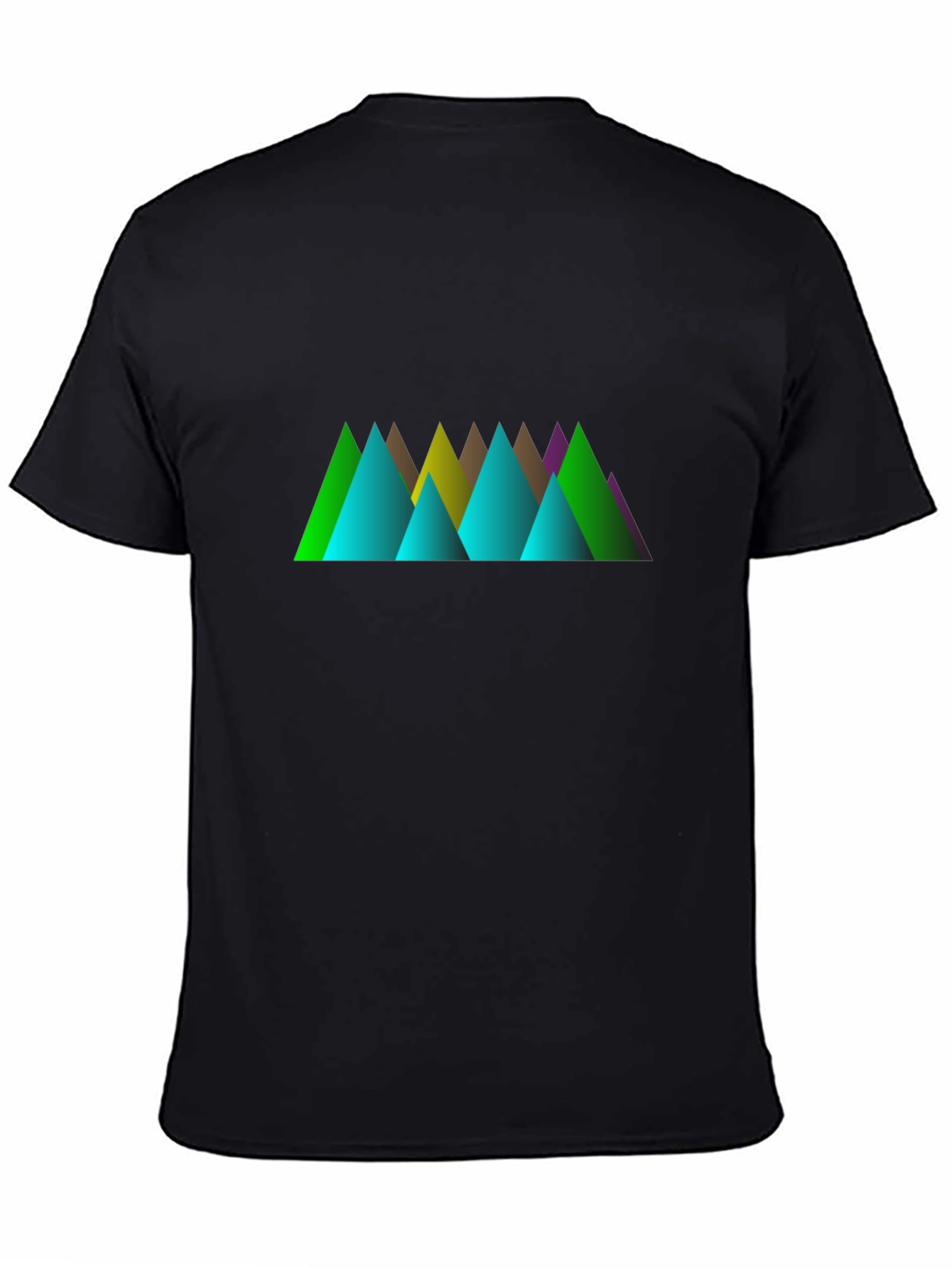 Geometric Mountain Peak T-Shirt