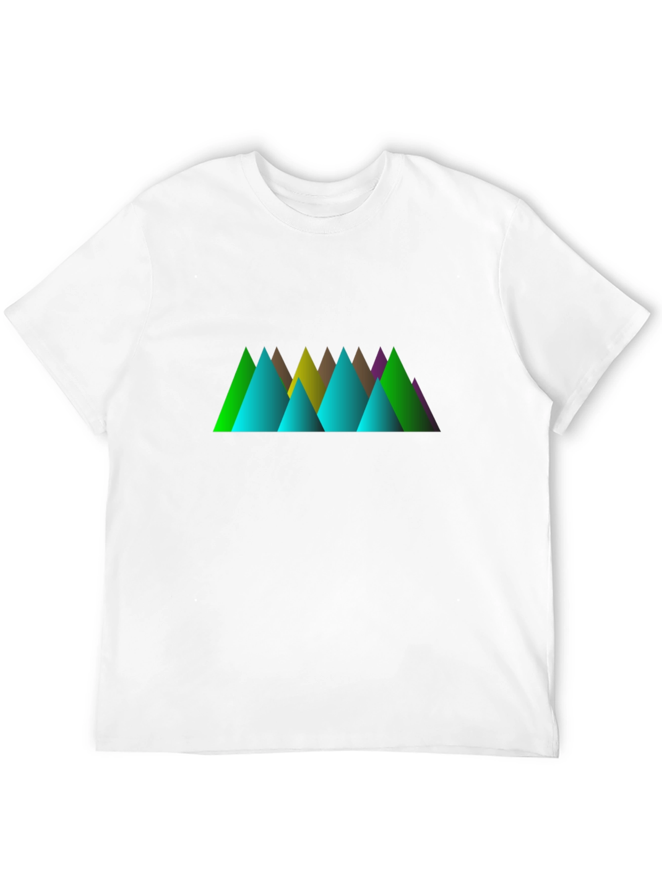 Geometric Mountain Peak T-Shirt