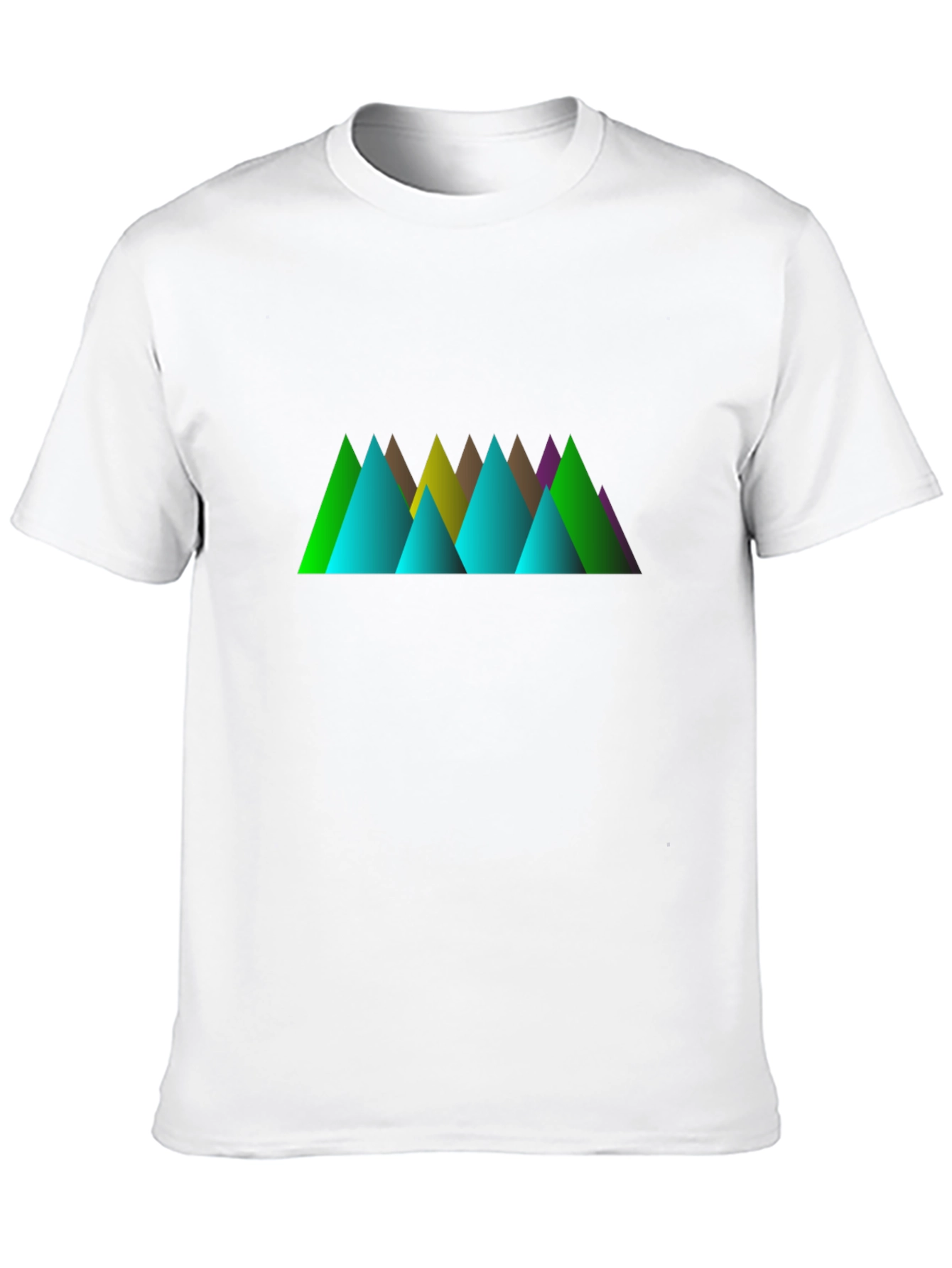 Geometric Mountain Peak T-Shirt