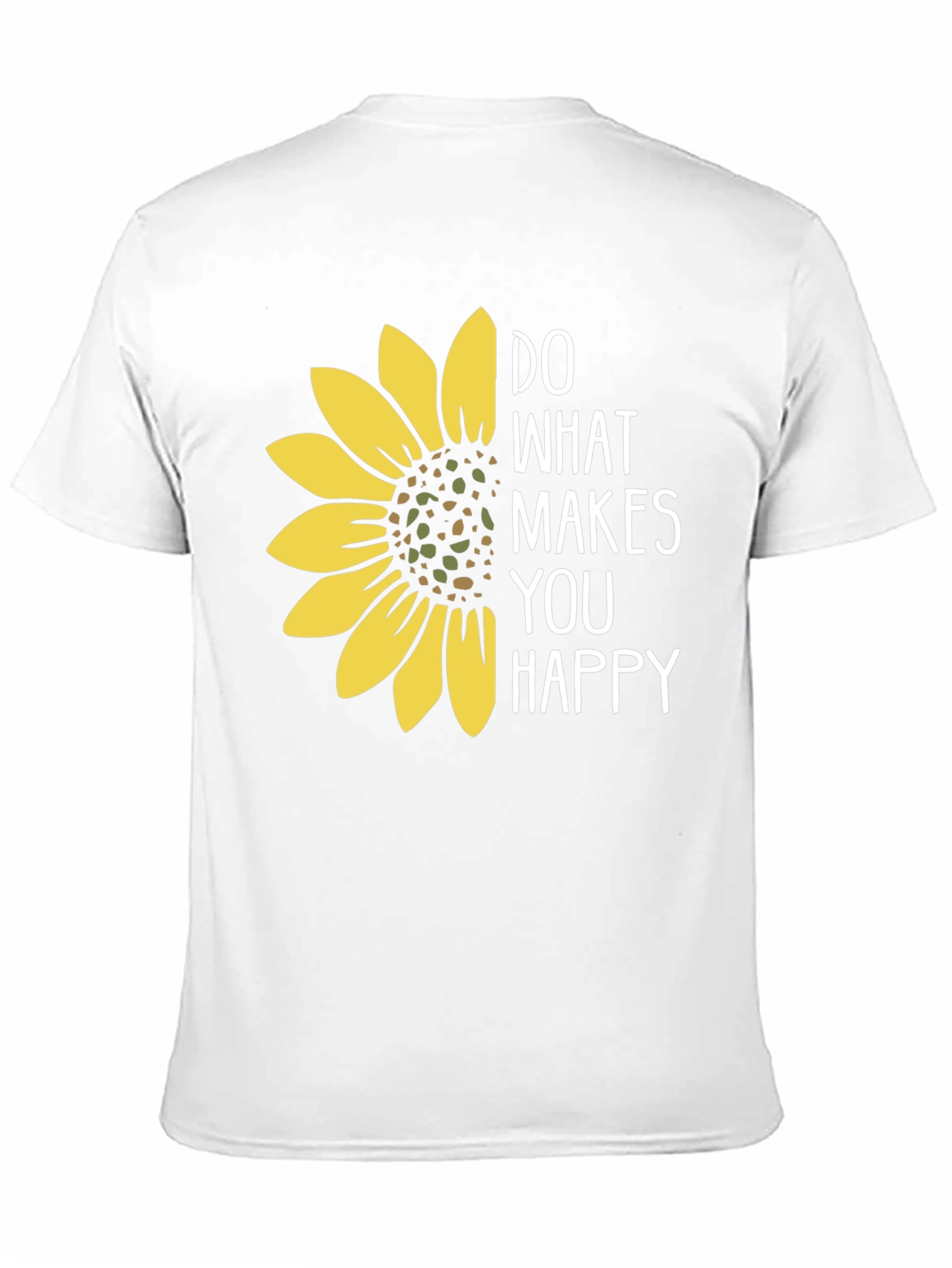 Sunflower Graphic T-Shirt - Do What Makes You Happy