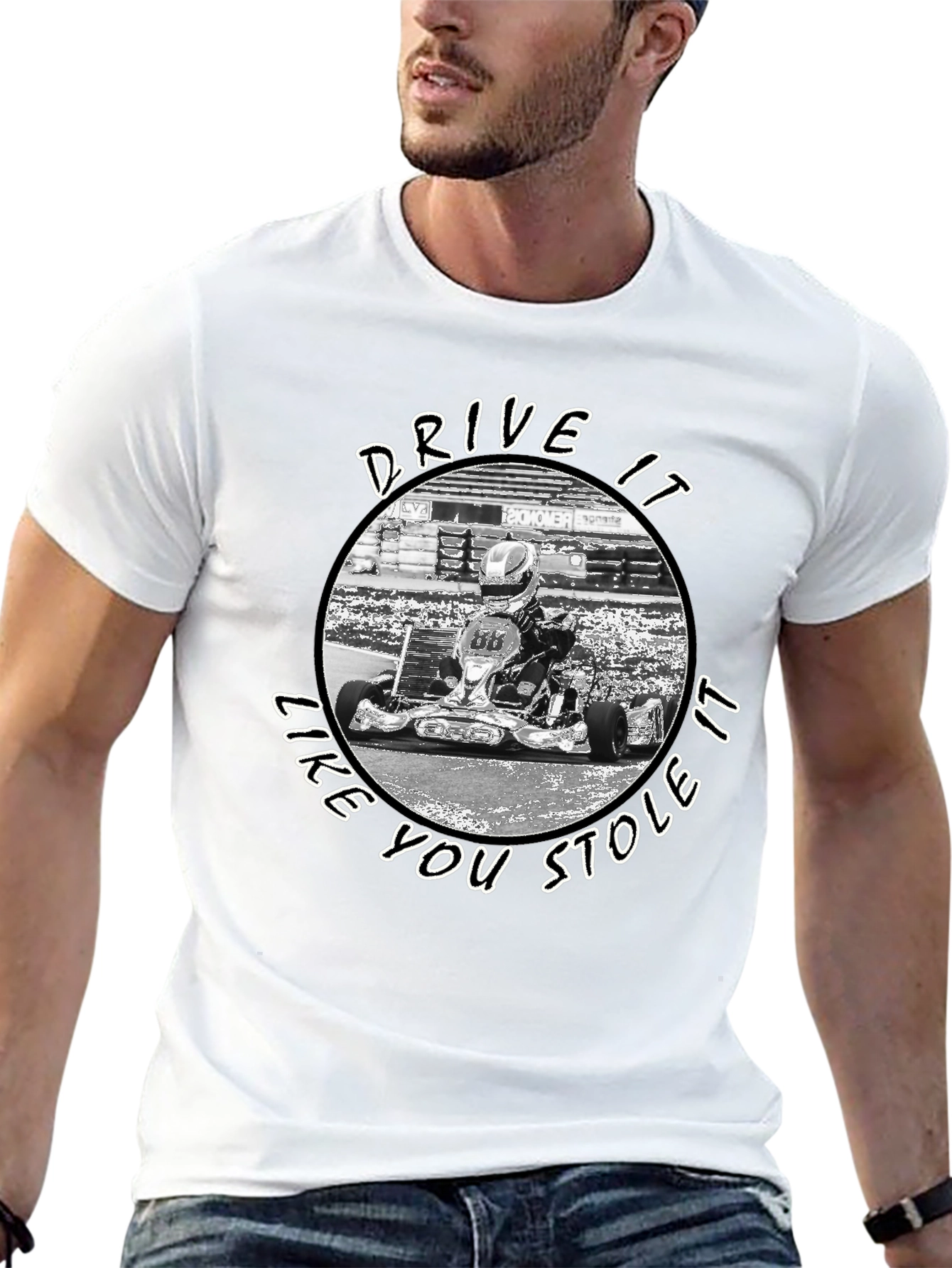 Drive It Like You Stole It Kart Racing T-Shirt