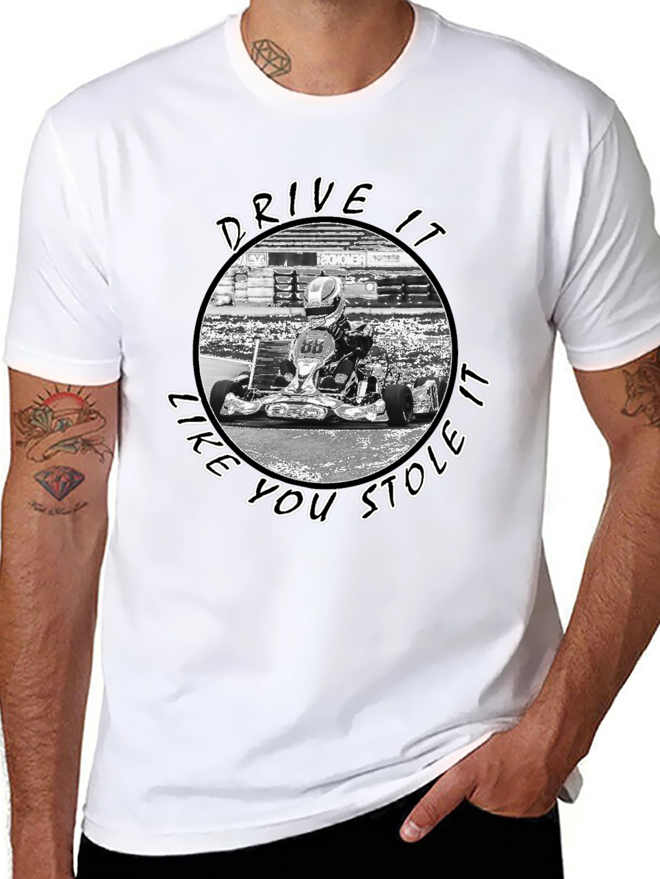 Drive It Like You Stole It Kart Racing T-Shirt