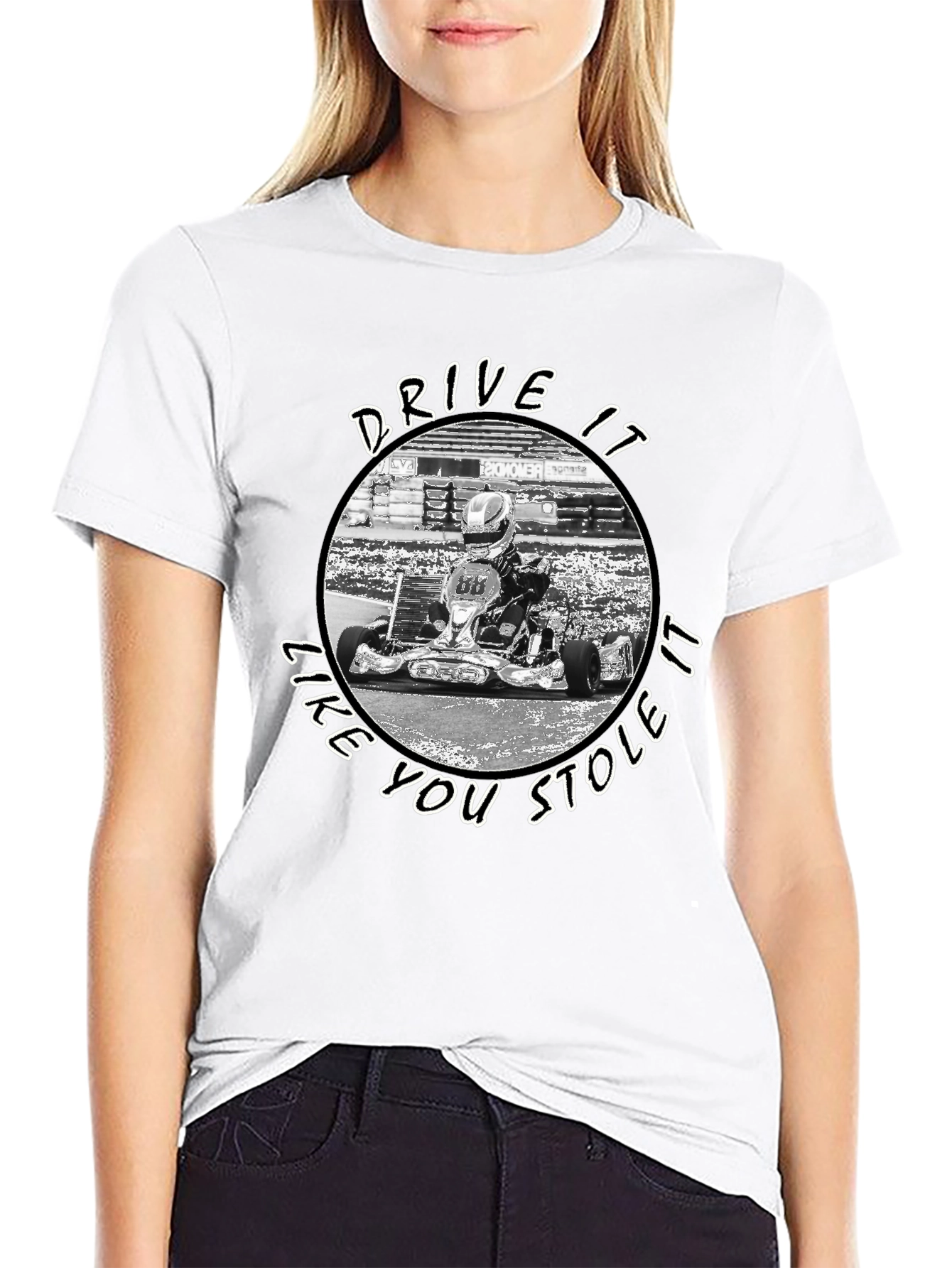 Drive It Like You Stole It Kart Racing T-Shirt