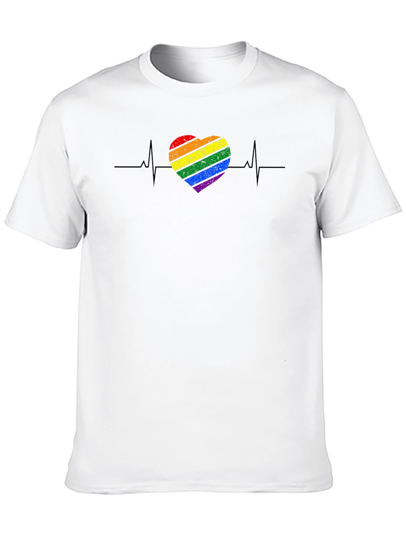 Pride Heartbeat T-Shirt - LGBTQ+ Love & Equality Tee