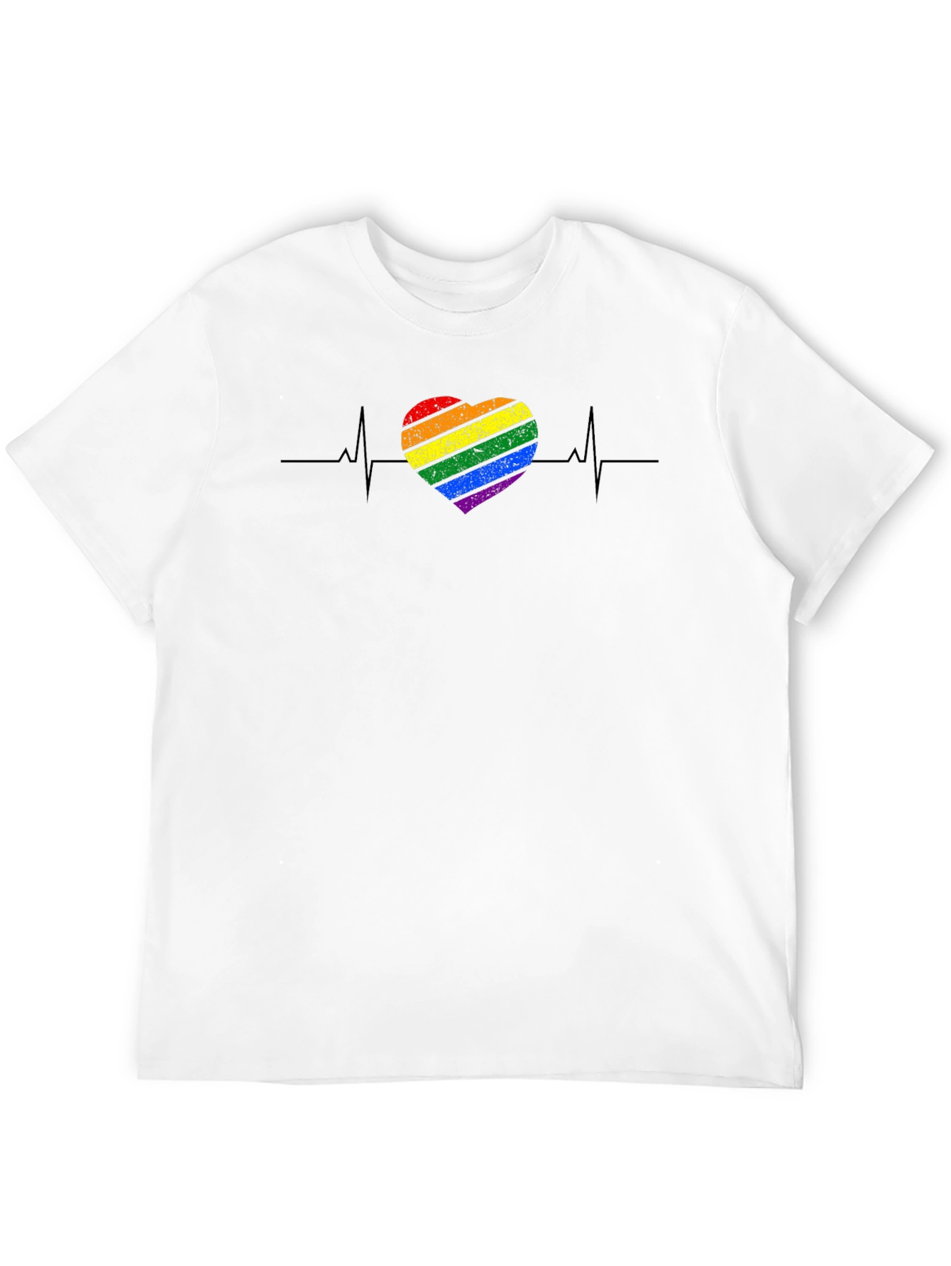 Pride Heartbeat T-Shirt - LGBTQ+ Love & Equality Tee