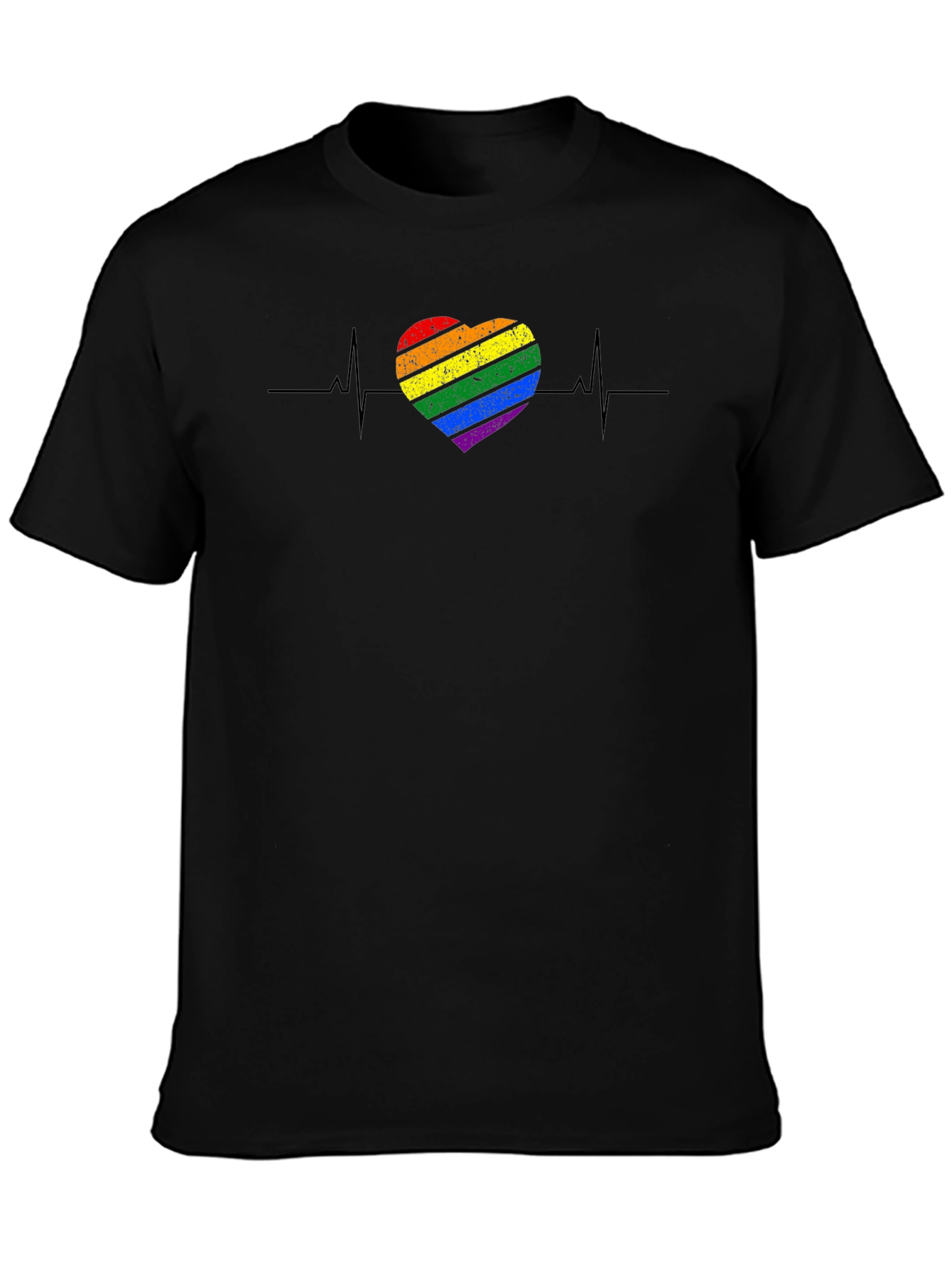 Pride Heartbeat T-Shirt - LGBTQ+ Love & Equality Tee