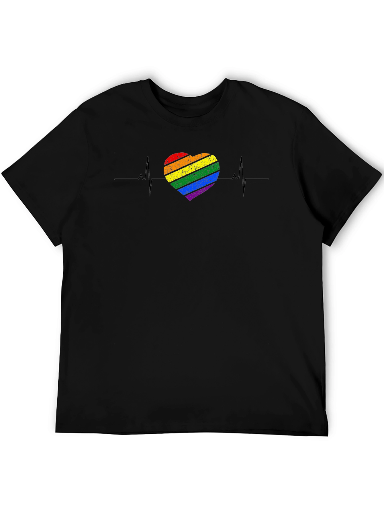 Pride Heartbeat T-Shirt - LGBTQ+ Love & Equality Tee