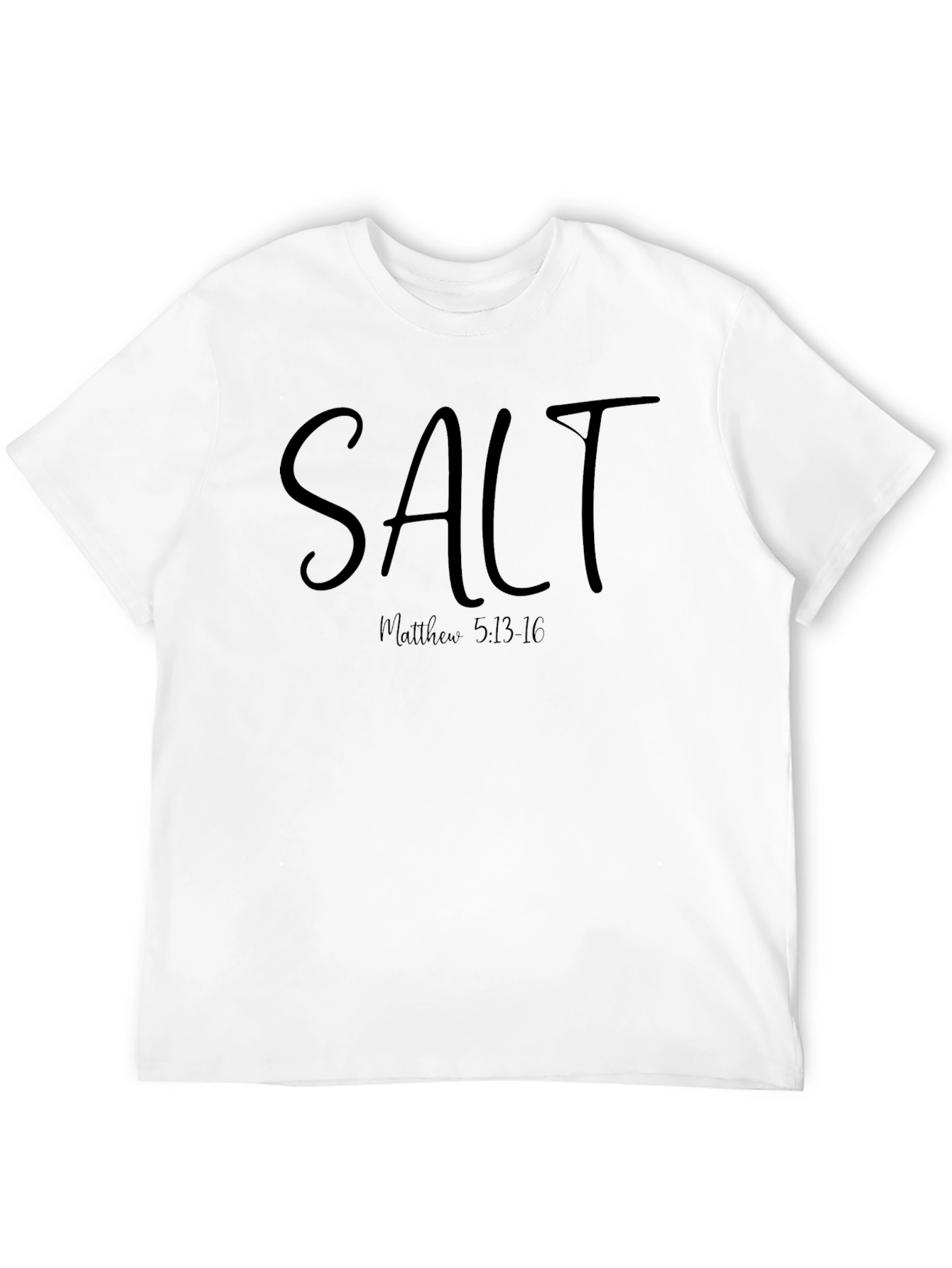 SALT Matthew 5:13-16 Graphic Tee - Black Christian Shirt