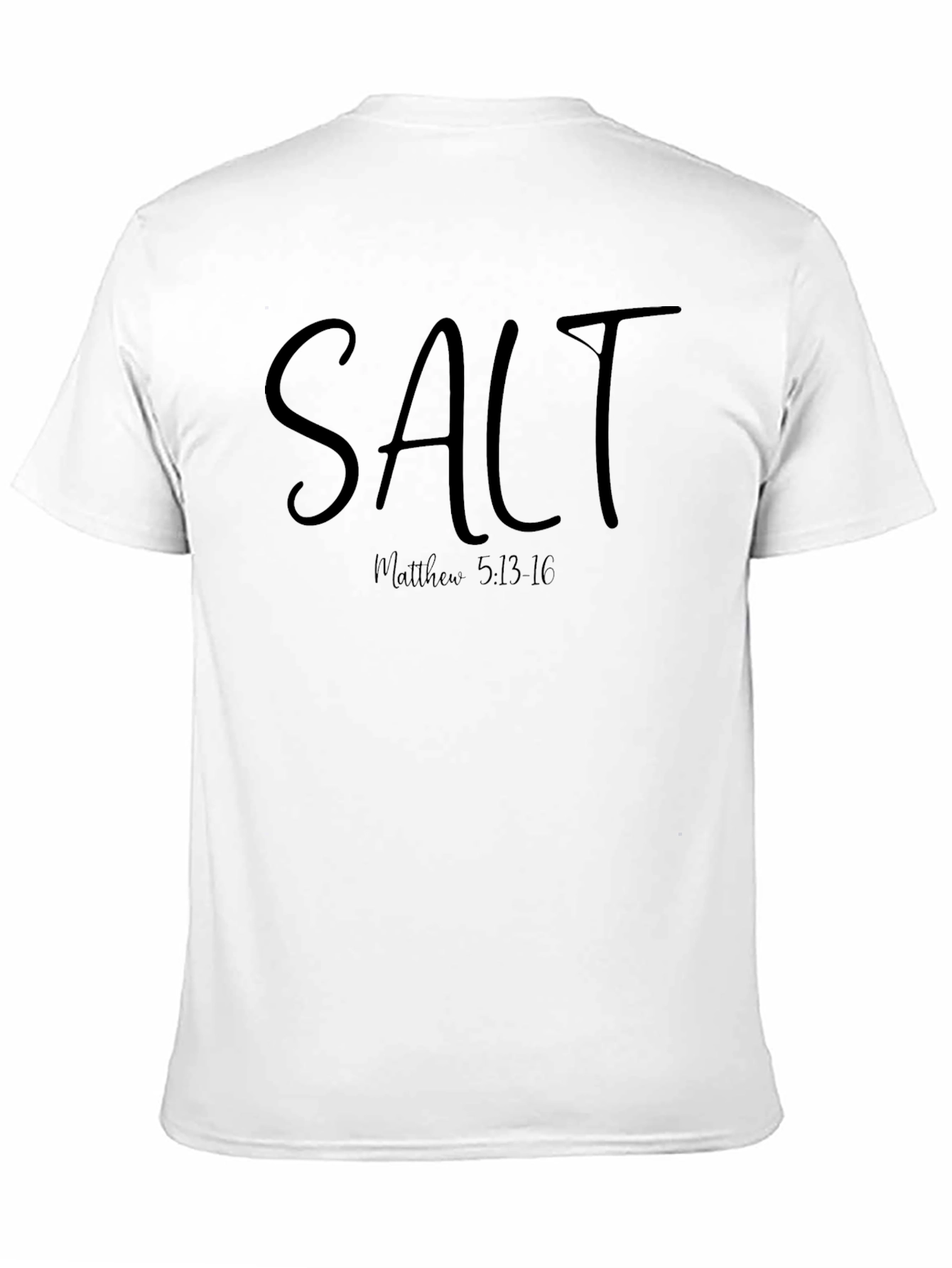 SALT Matthew 5:13-16 Graphic Tee - Black Christian Shirt