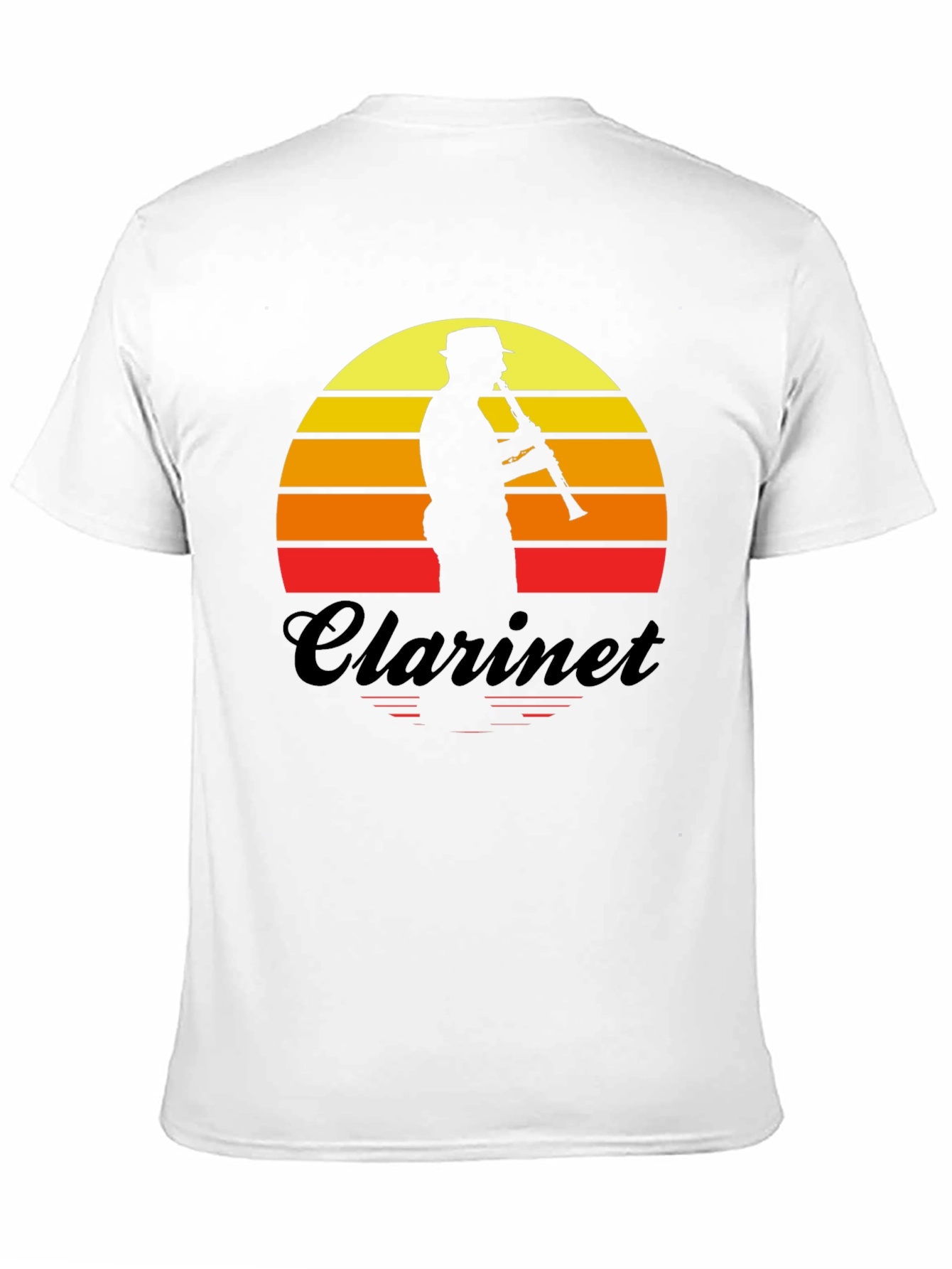 Retro Clarinet Player T-Shirt
