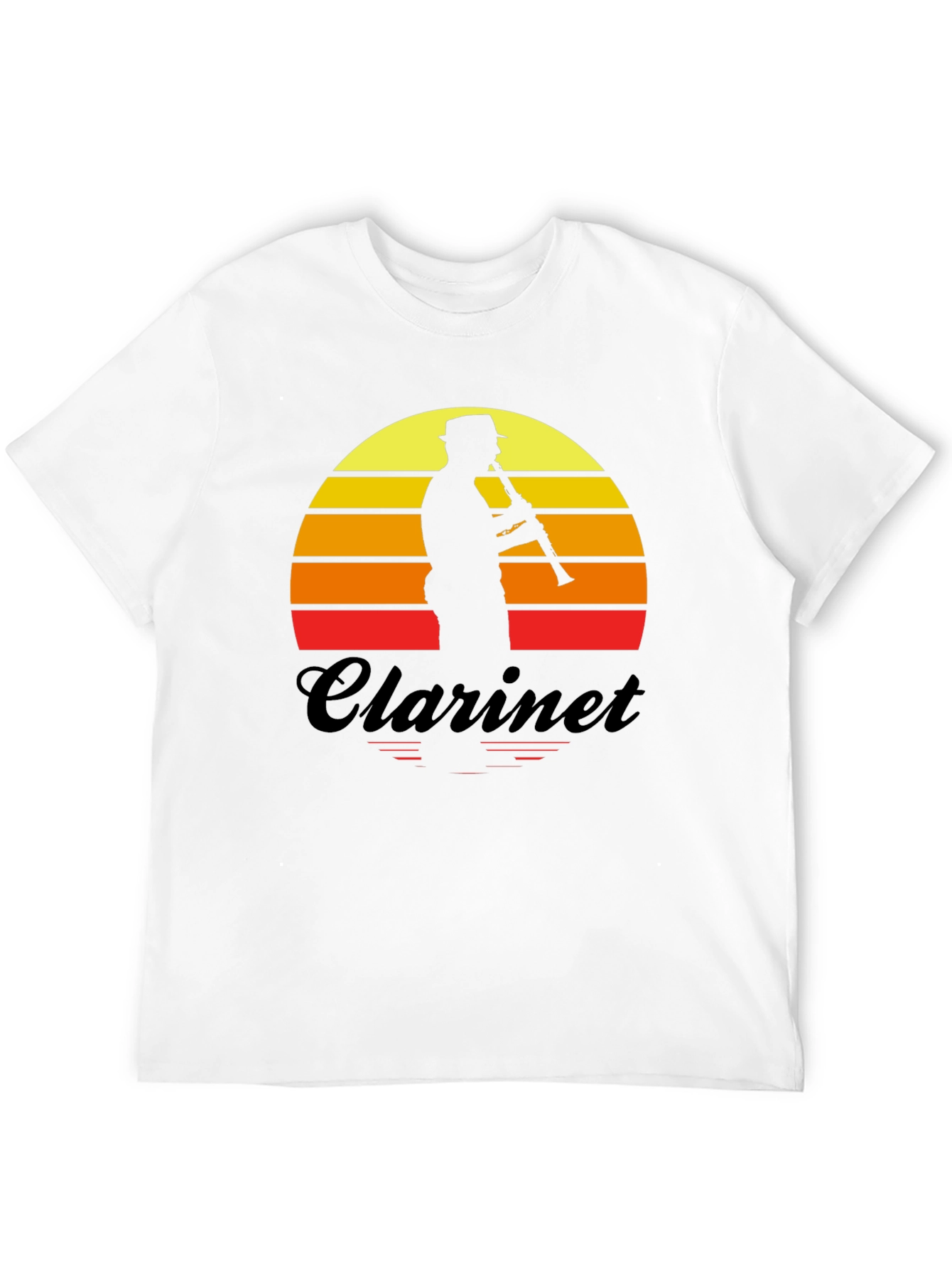 Retro Clarinet Player T-Shirt