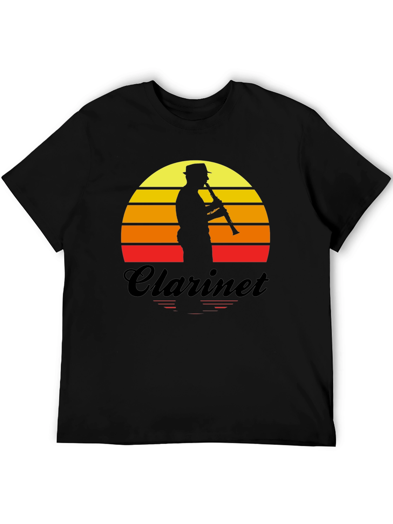 Retro Clarinet Player T-Shirt