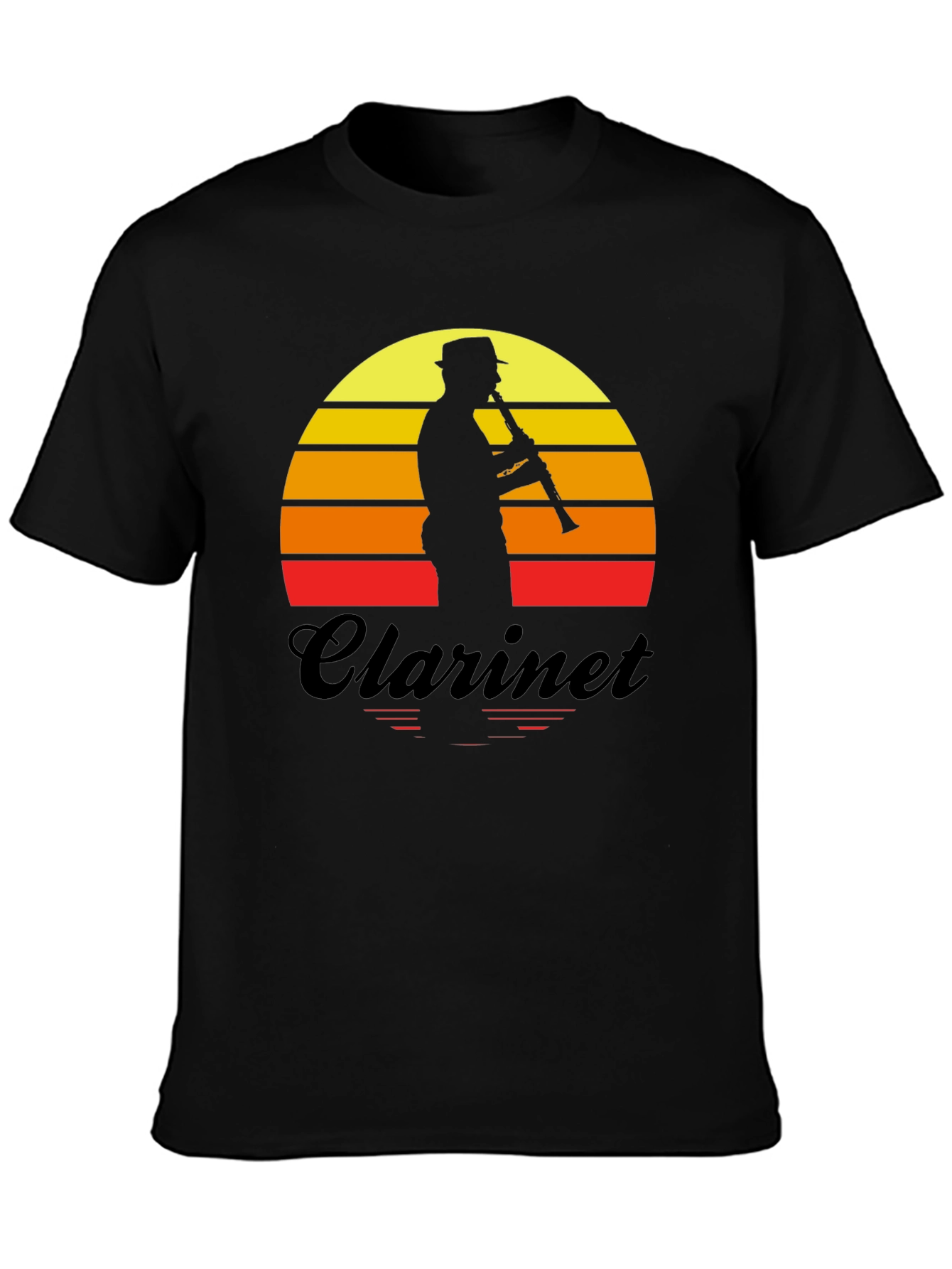 Retro Clarinet Player T-Shirt
