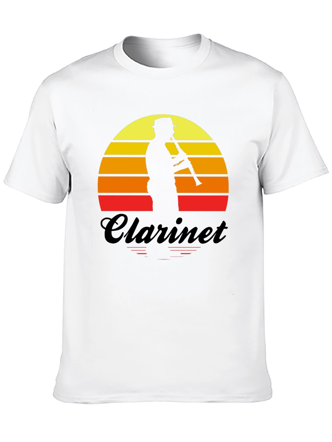 Retro Clarinet Player T-Shirt